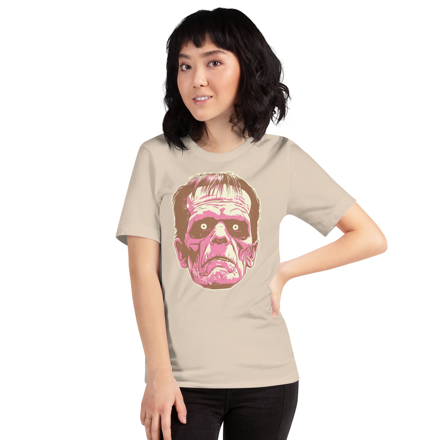 Soft Cream Frankenstein's Monster Unisex Retail Fit T-shirt