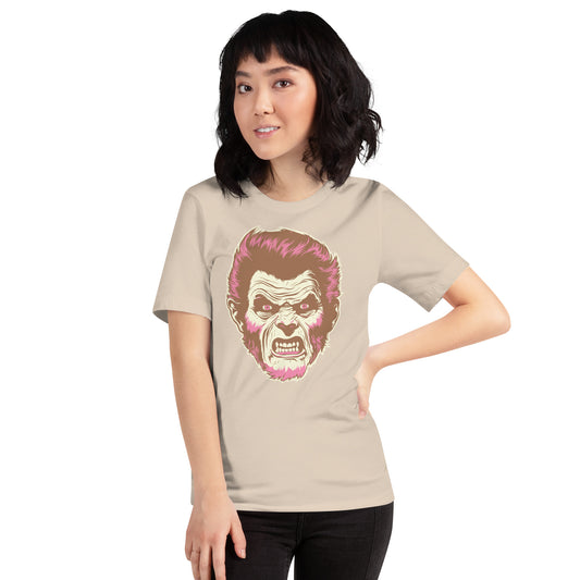 Soft Cream Wolfman Unisex Retail Fit T-shirt