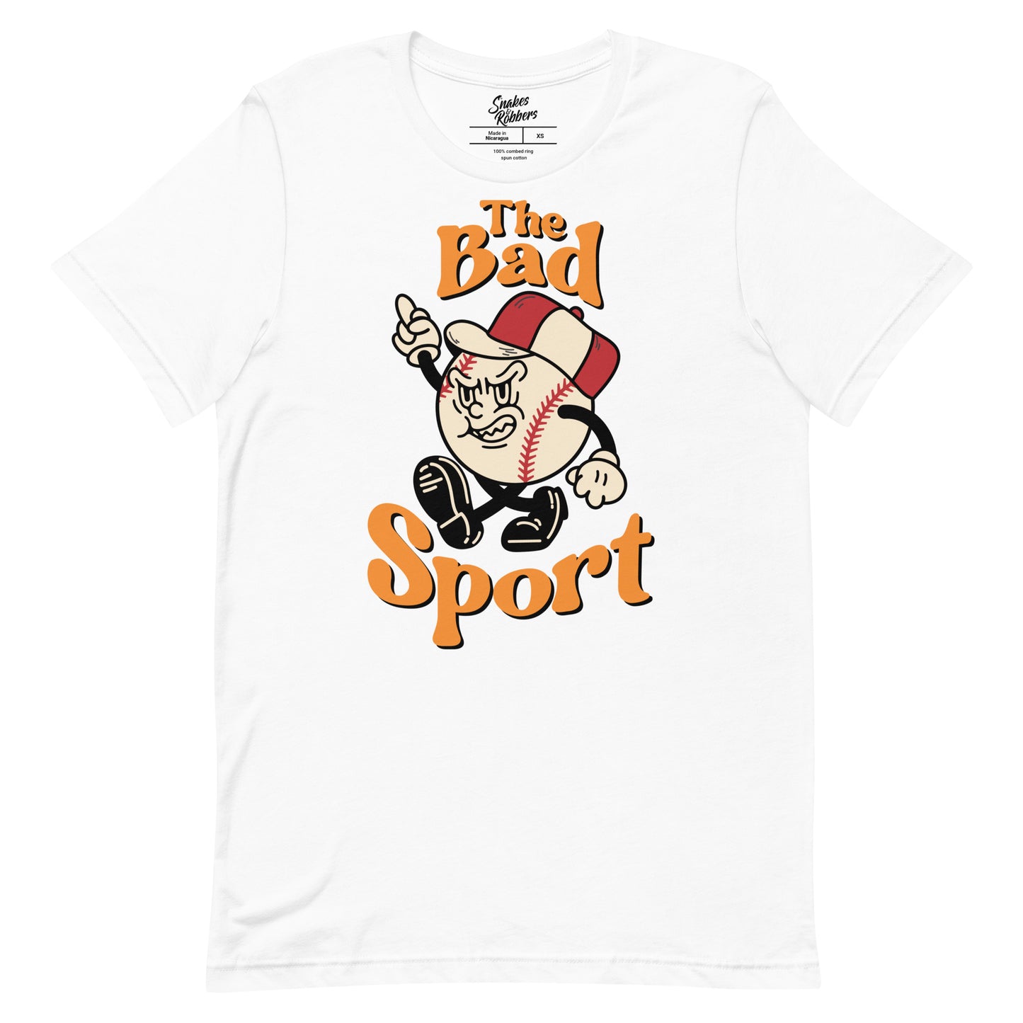 Baseball The Bad Sport Unisex Retail Fit T-Shirt