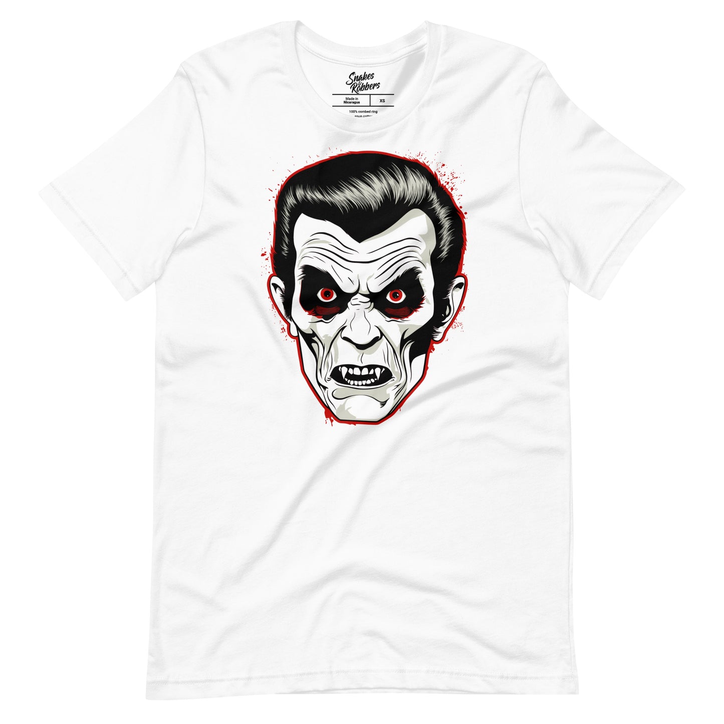 White Dracula Unisex Retail Fit T-shirt