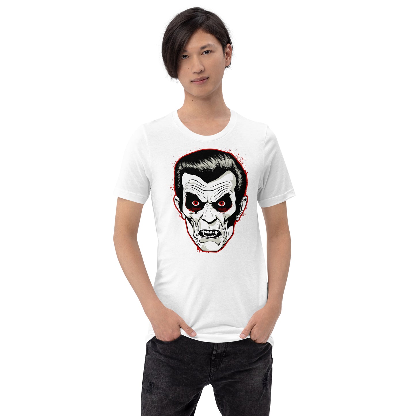 White Dracula Unisex Retail Fit T-shirt