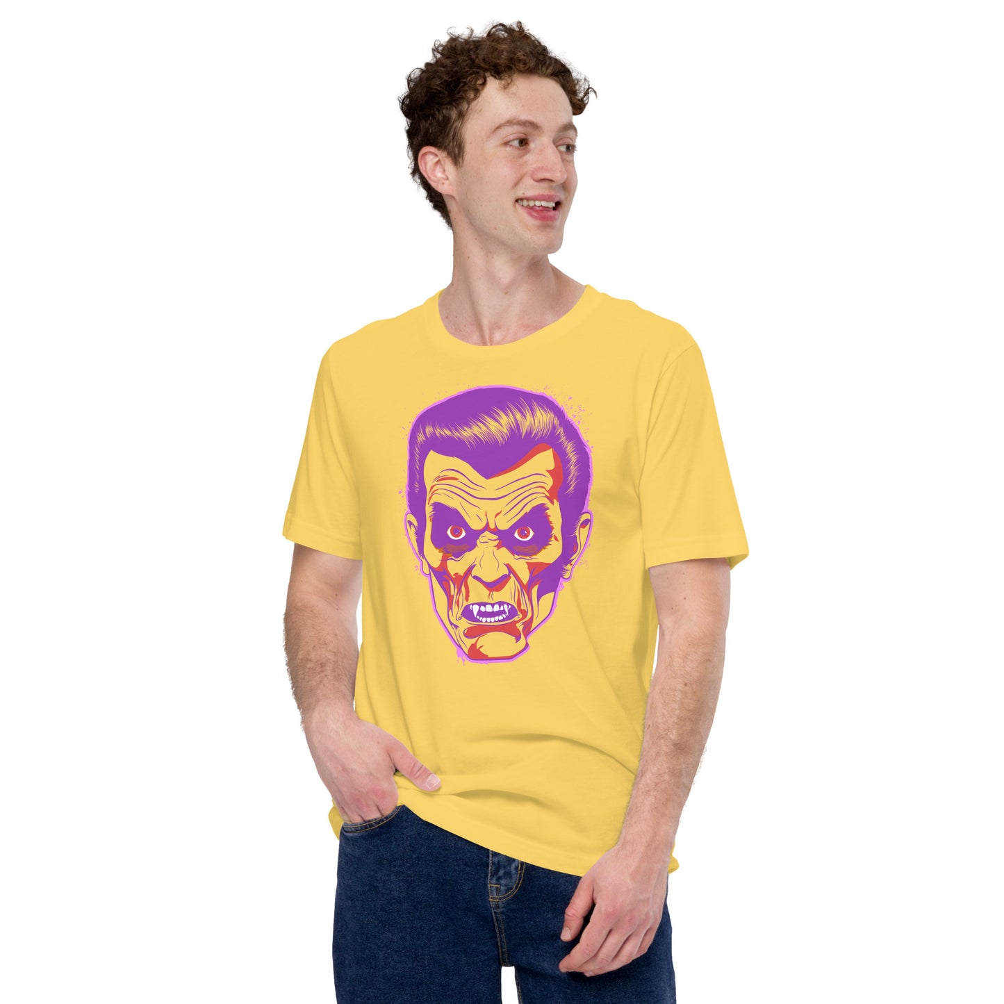 Yellow Dracula Unisex Retail Fit T-shirt