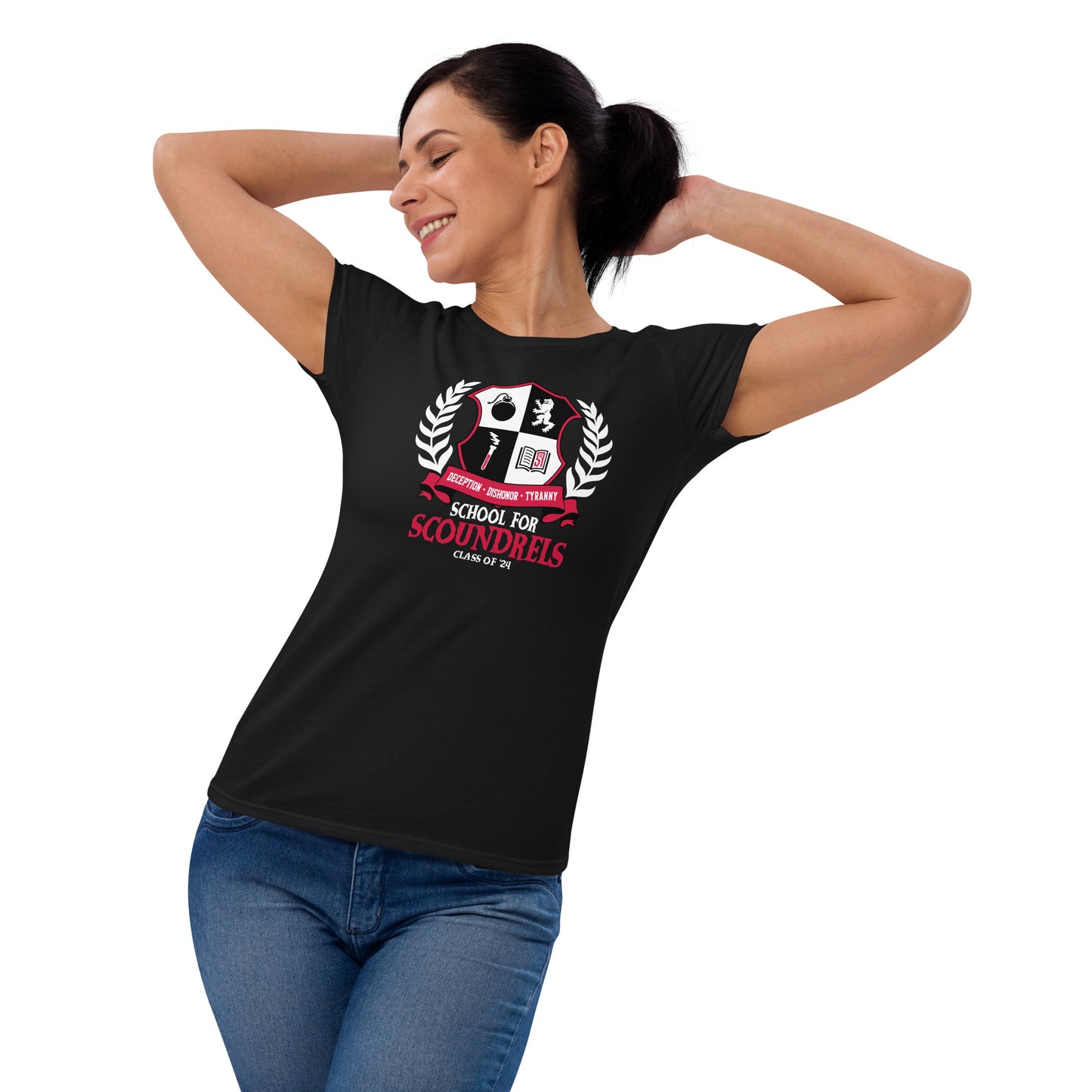 School for Scoundrels Women's Fashion Fit T-shirt