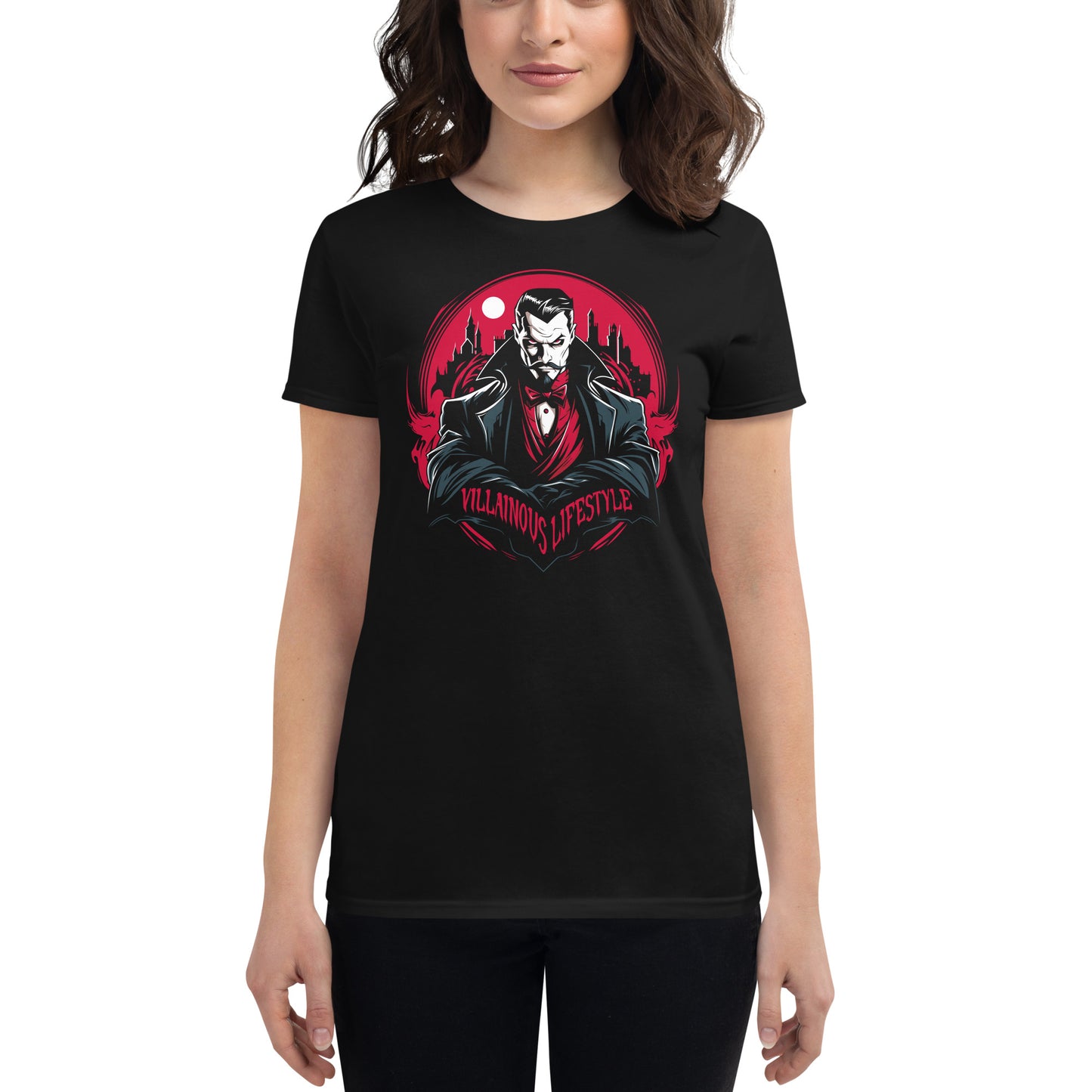 Villainous Lifestyle Dracula Women's Fashion Fit T-shirt