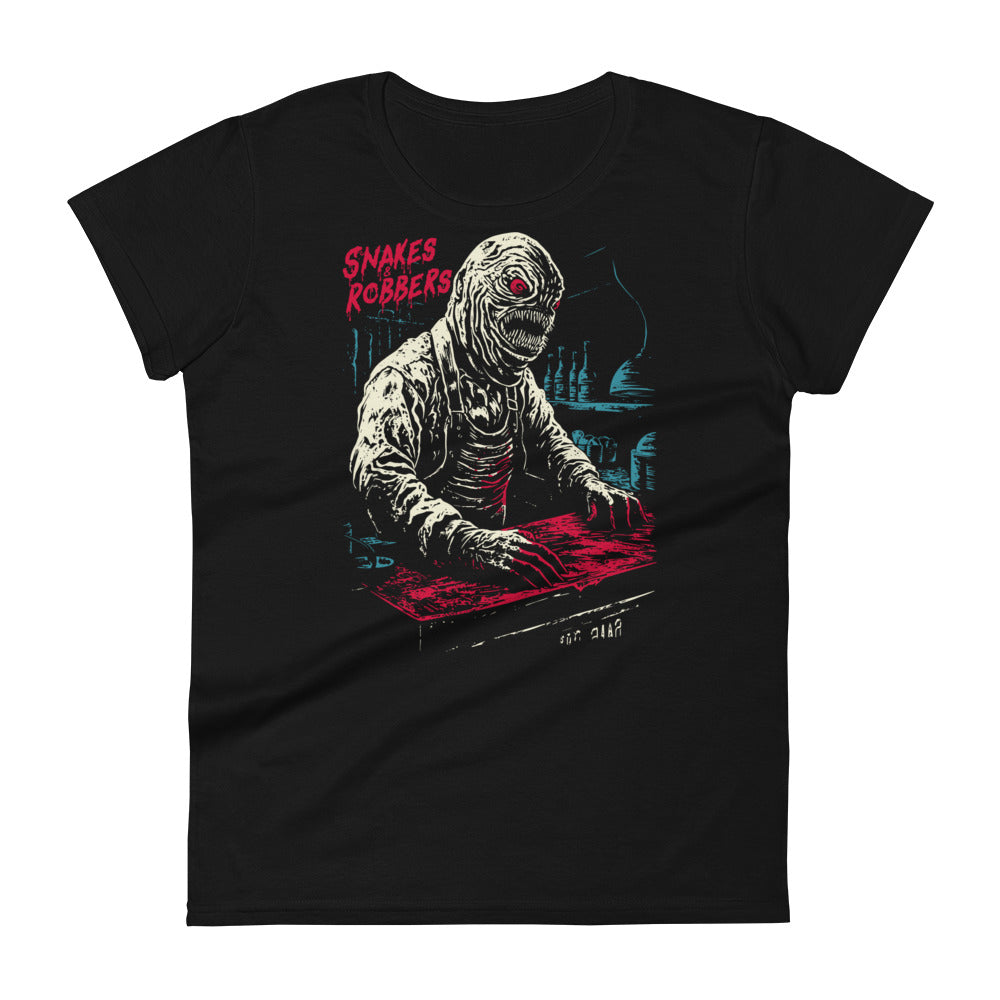 Butcher Shop Lagoon Creature Women's Fashion Fit T-shirt