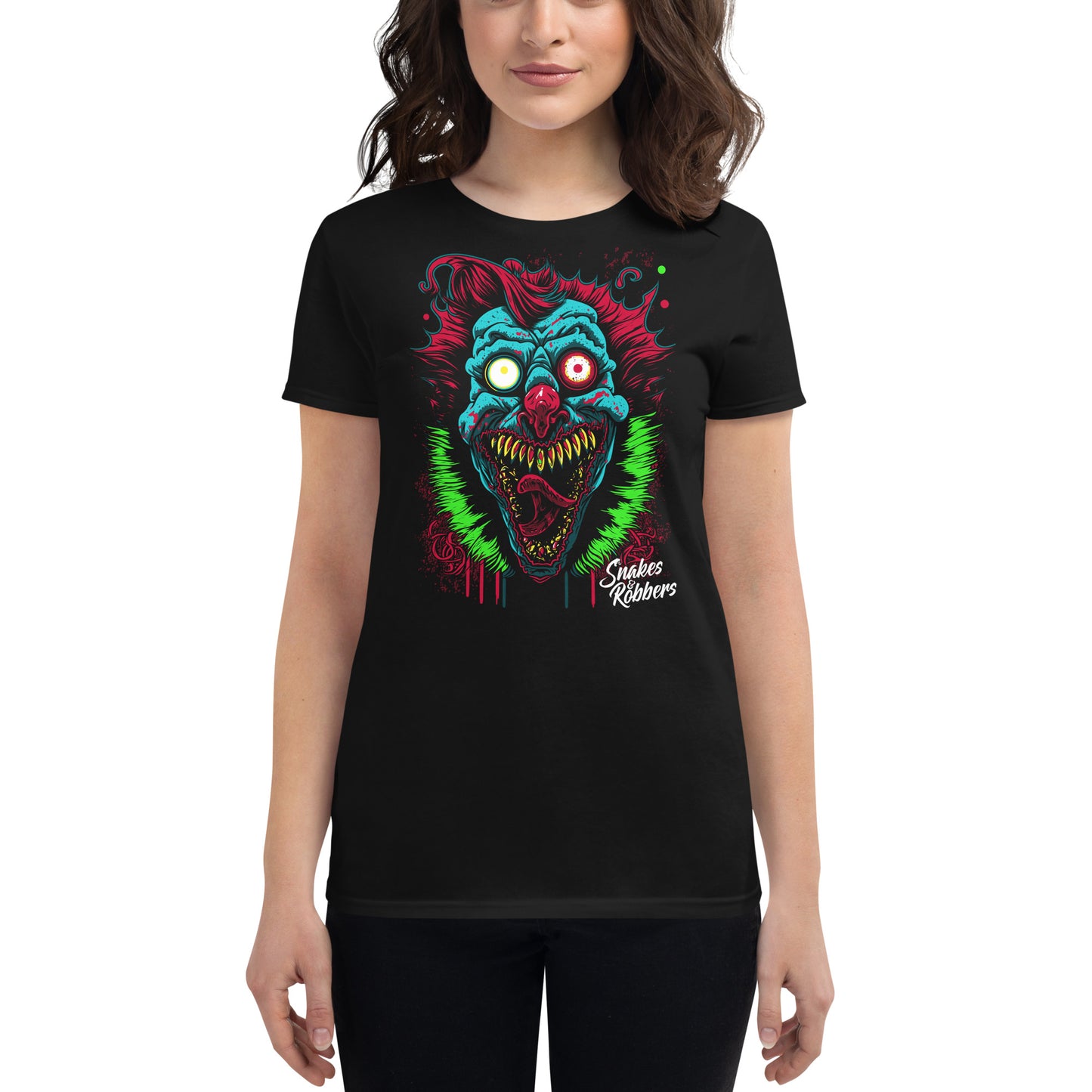 Psychedelic Clown Women's Fashion Fit T-shirt