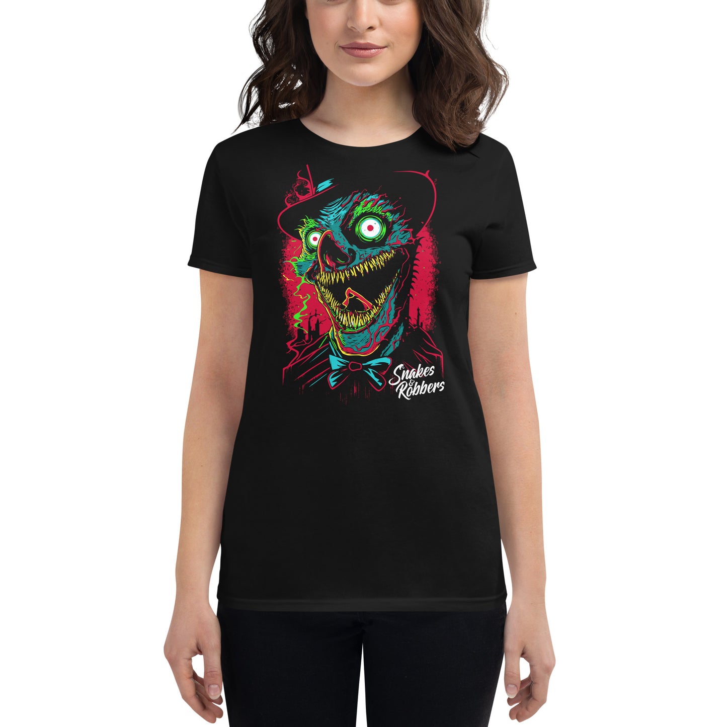 Psychedelic Jack the Ripper Women's Fashion Fit T-shirt