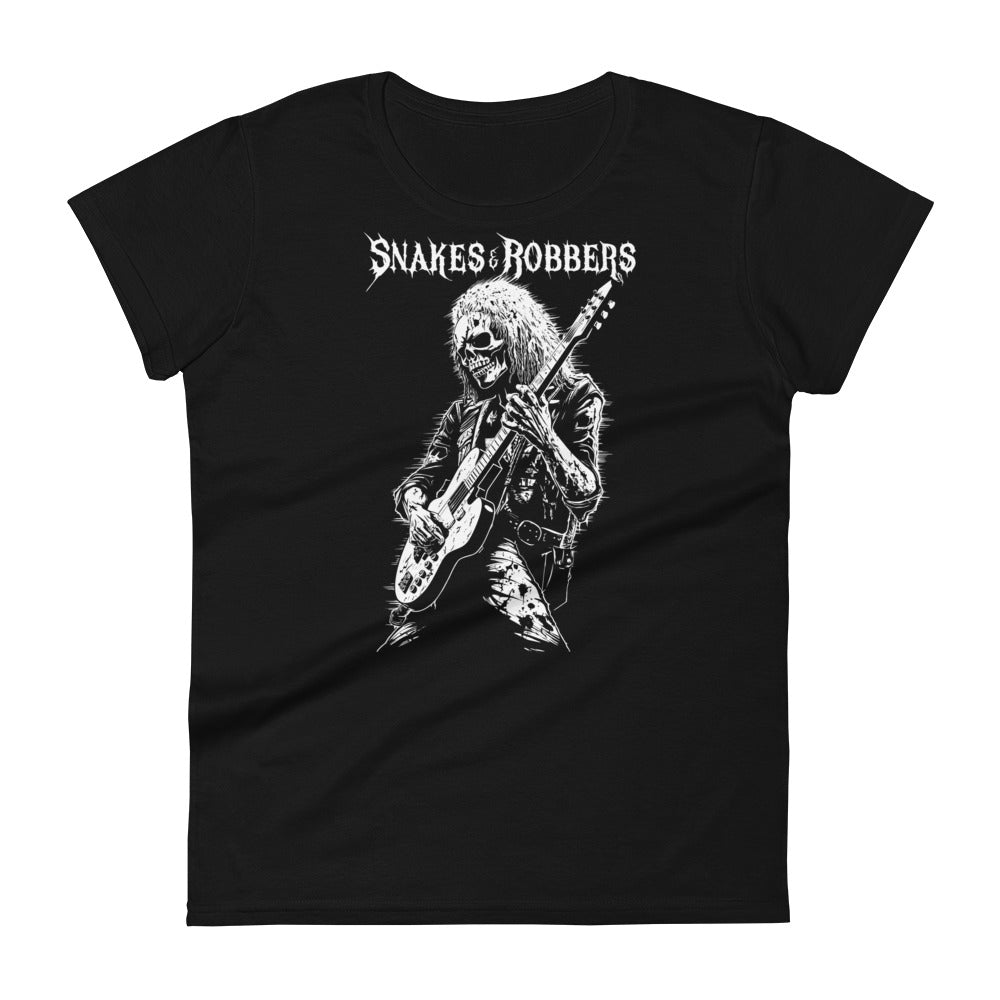 Rock Star Skeleton Women's Fashion Fit T-shirt