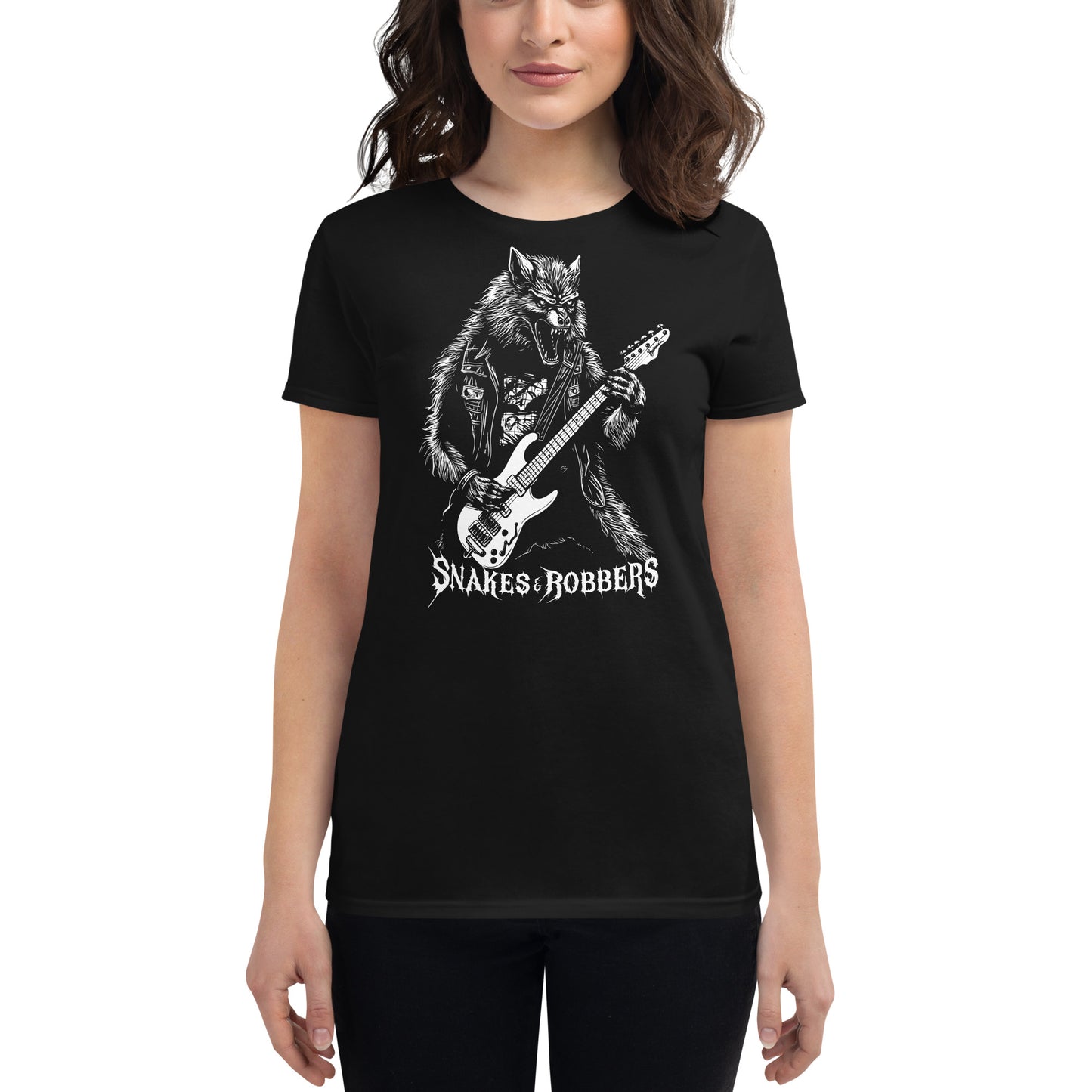 Rock Star Werewolf Women's Fashion Fit T-shirt