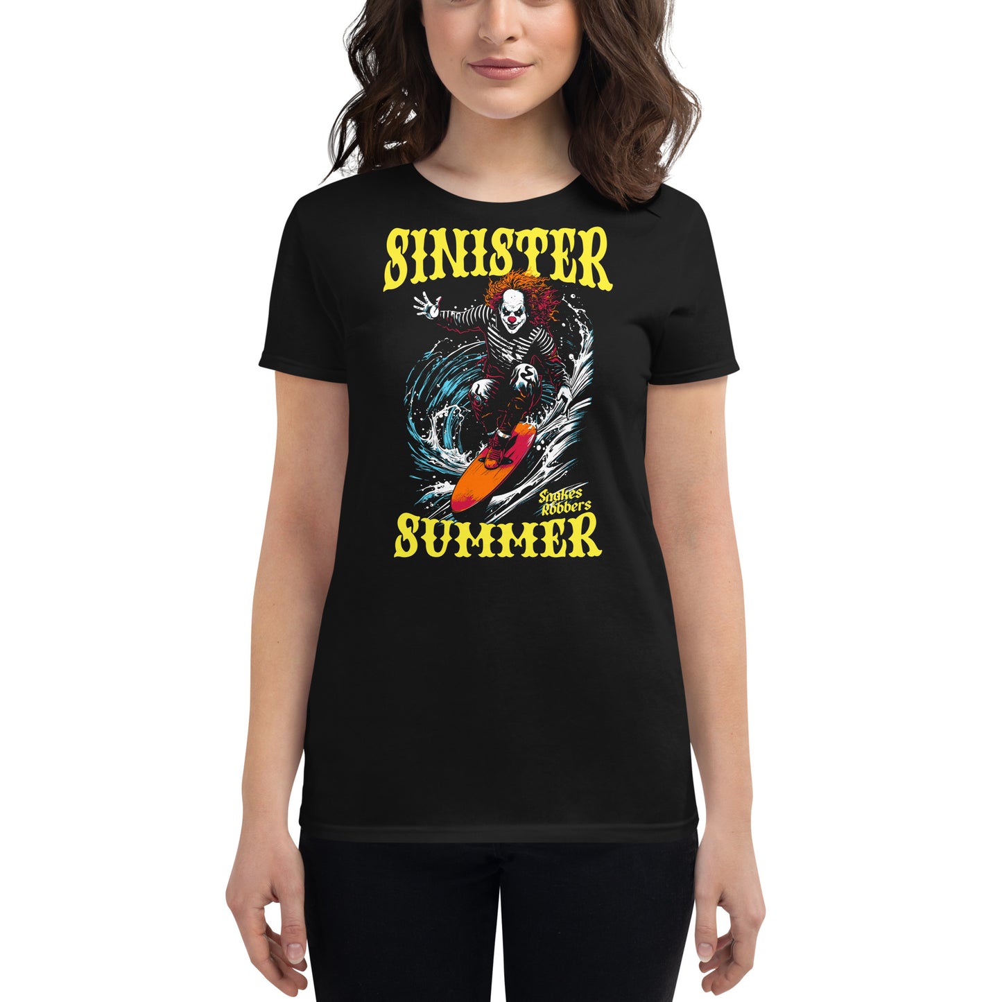 Sinister Summer Clown Women's Fashion Fit T-shirt