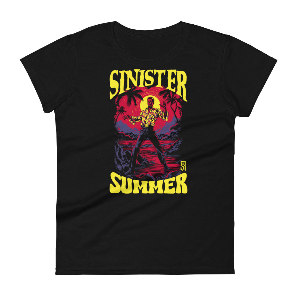 Sinister Summer Devil Women's Fashion Fit T-shirt