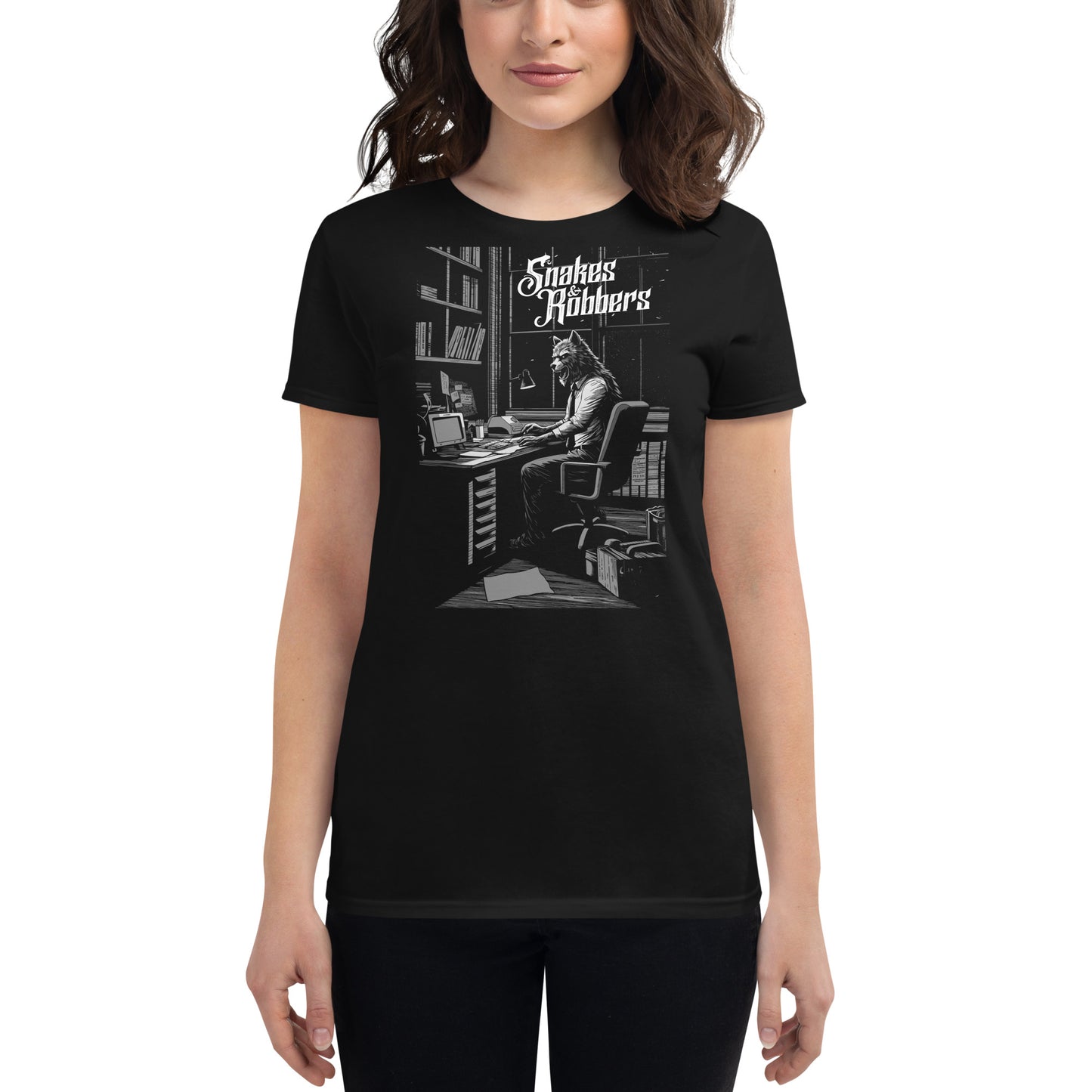 White Collar Werewolf Women's Fashion Fit T-shirt