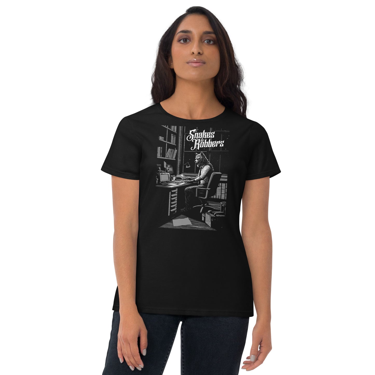 White Collar Werewolf Women's Fashion Fit T-shirt