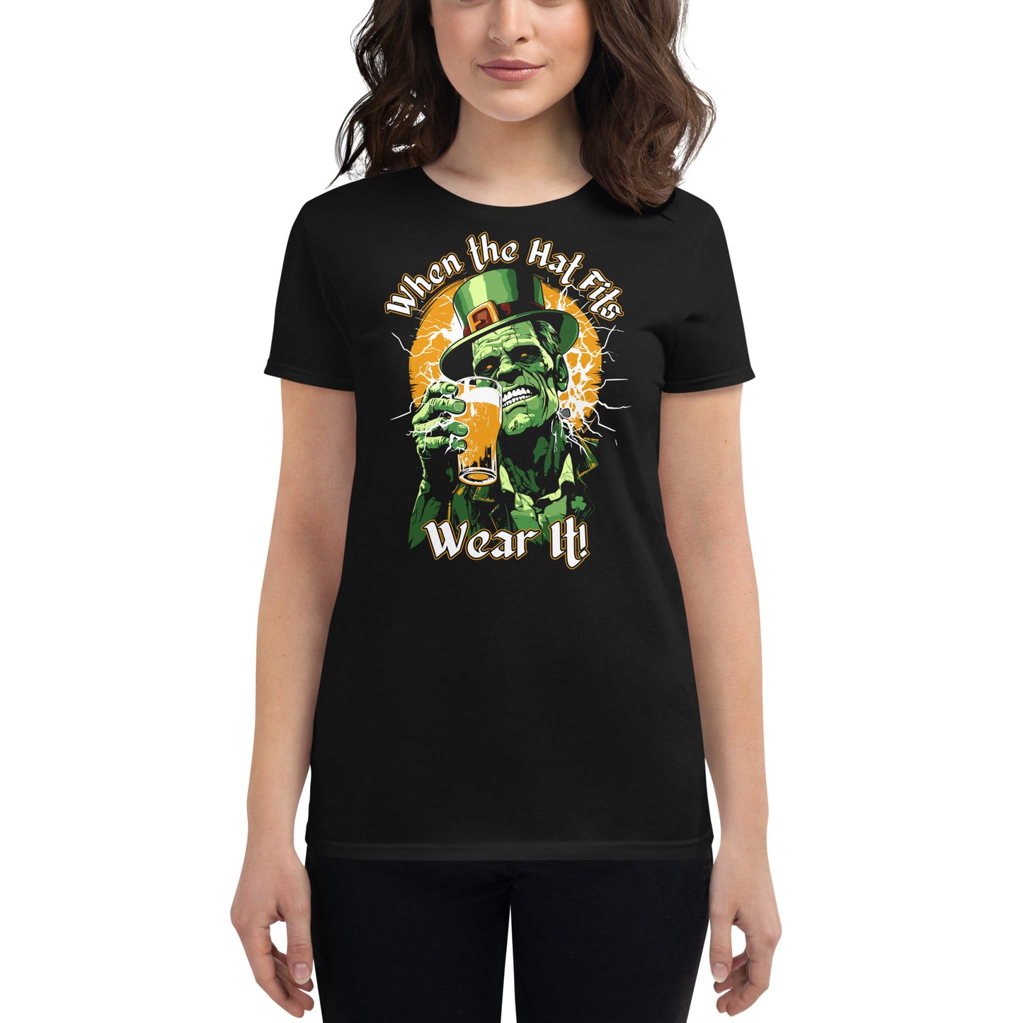 When the hat fits Women's Fashion Fit T-shirt