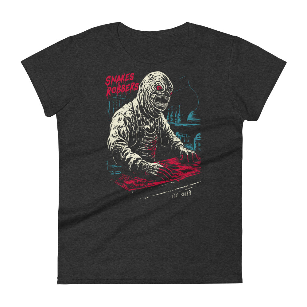 Butcher Shop Lagoon Creature Women's Fashion Fit T-shirt