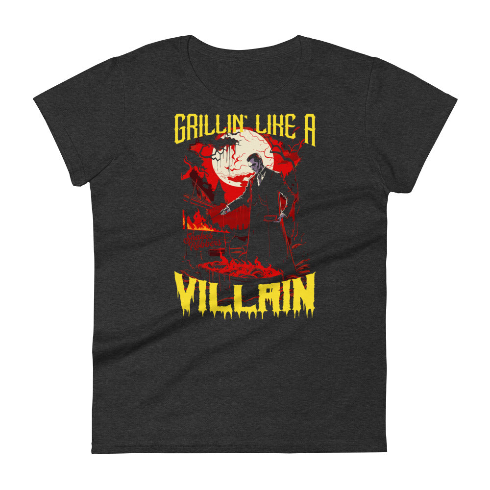 Grillin' like a Villain Dracula Women's Fashion Fit T-shirt