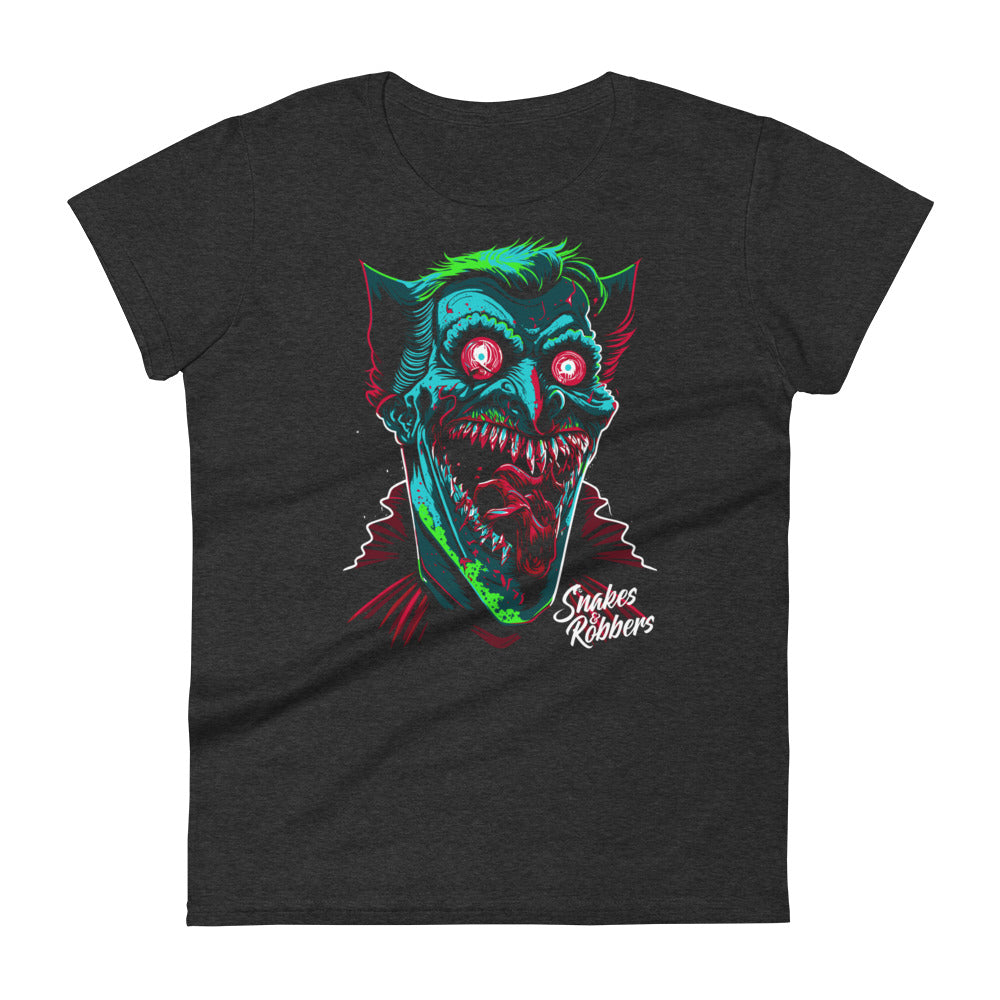 Psychedelic Dracula Women's Fashion Fit T-shirt