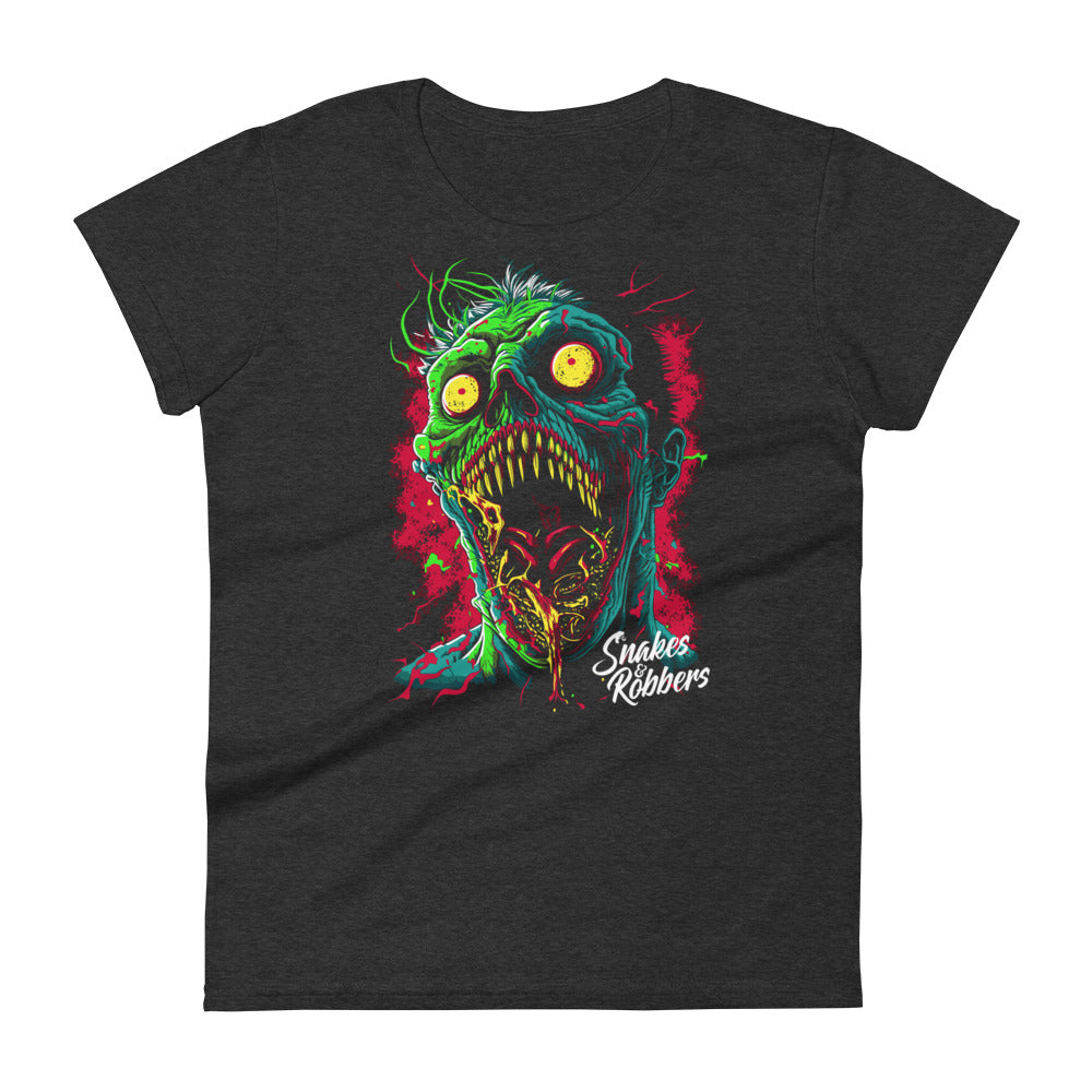 Psychedelic Zombie Women's Fashion Fit T-shirt