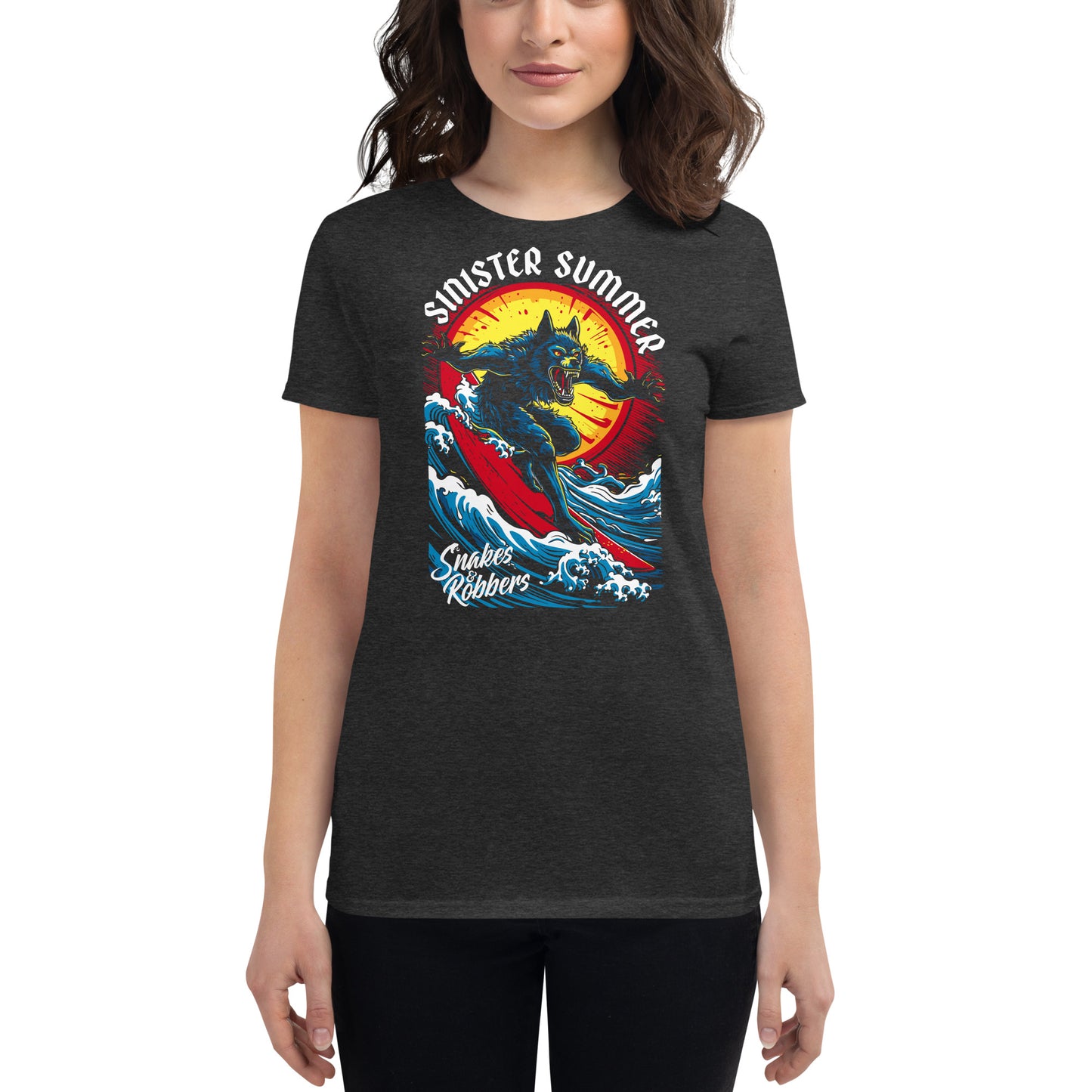 Sinister Summer Werewolf Women's Fashion Fit T-shirt