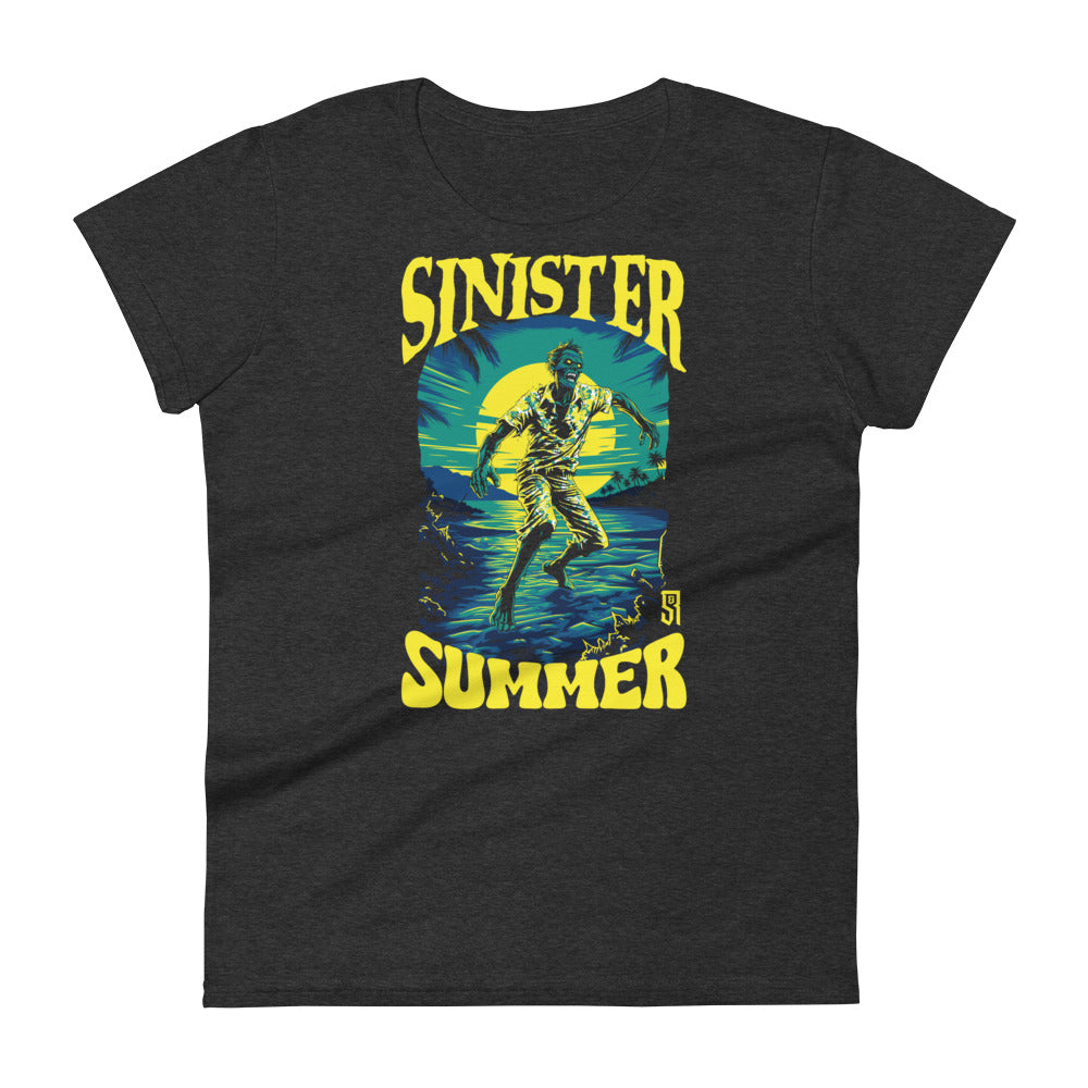 Sinister Summer Zombie Women's Fashion Fit T-shirt