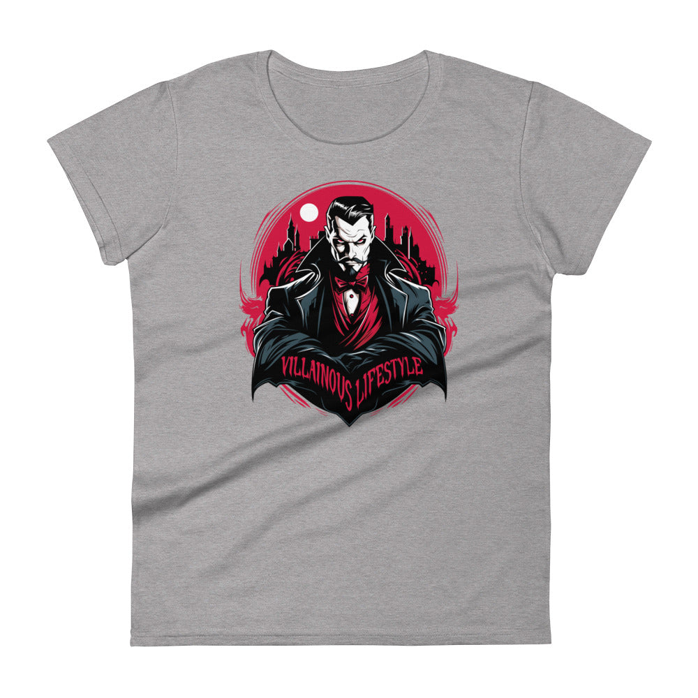 Villainous Lifestyle Dracula Women's Fashion Fit T-shirt