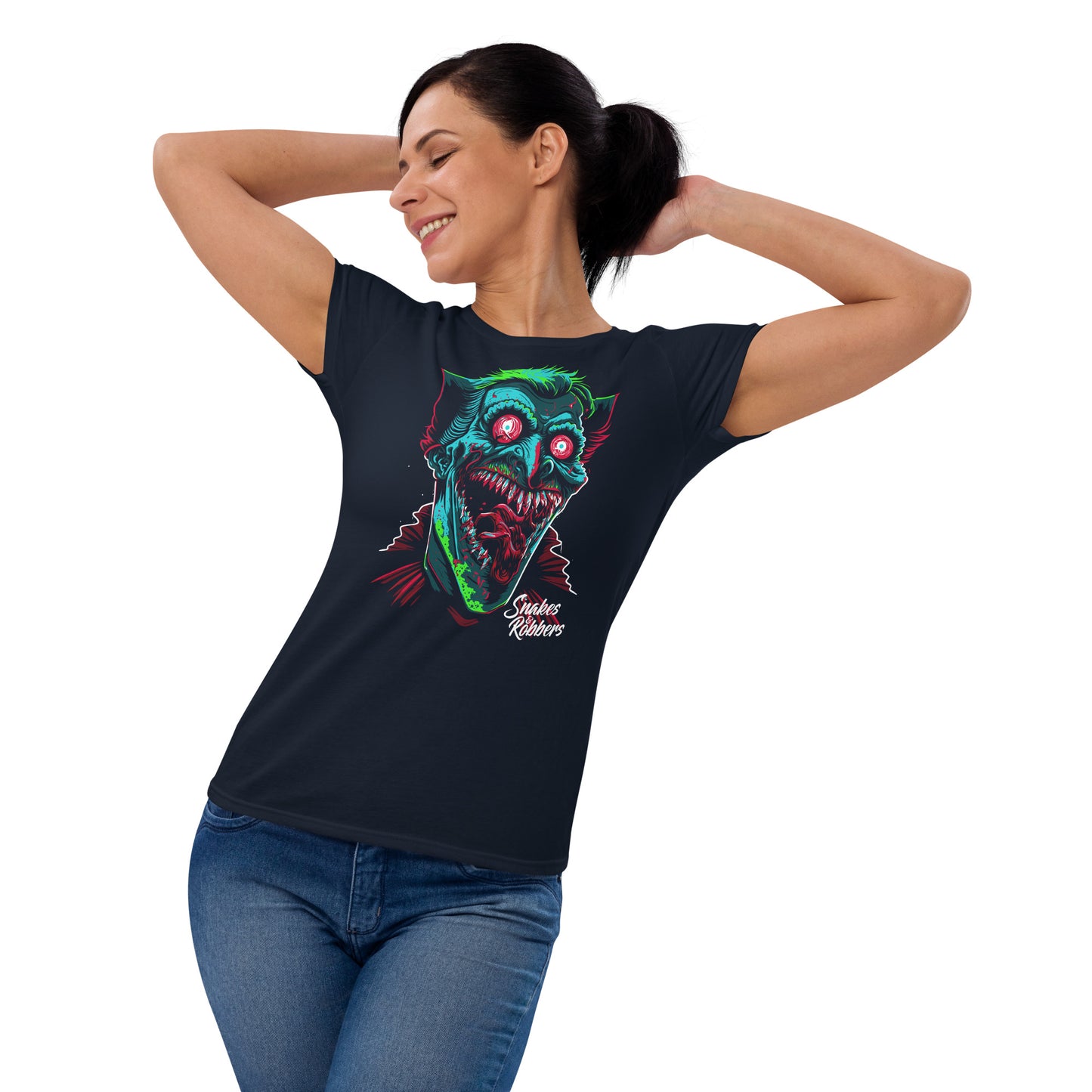 Psychedelic Dracula Women's Fashion Fit T-shirt