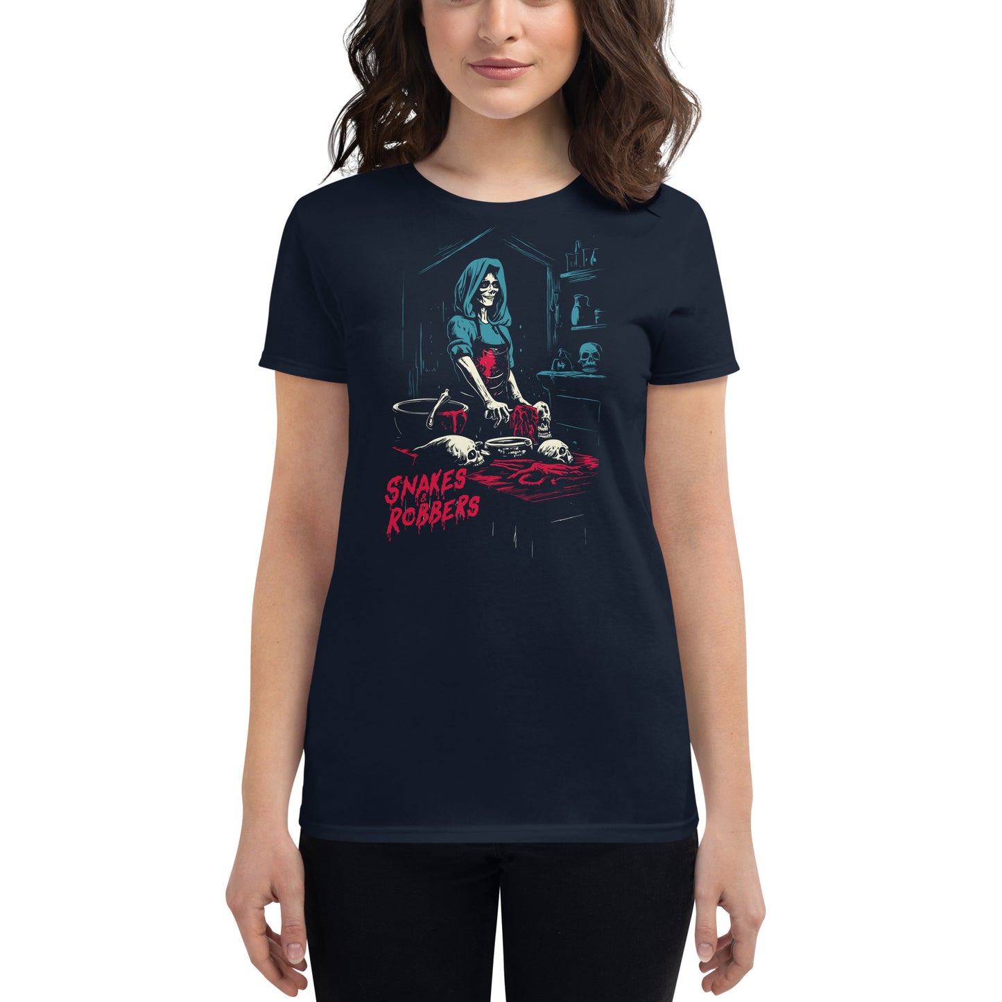 Butcher Shop Witch Women's Fashion Fit T-shirt