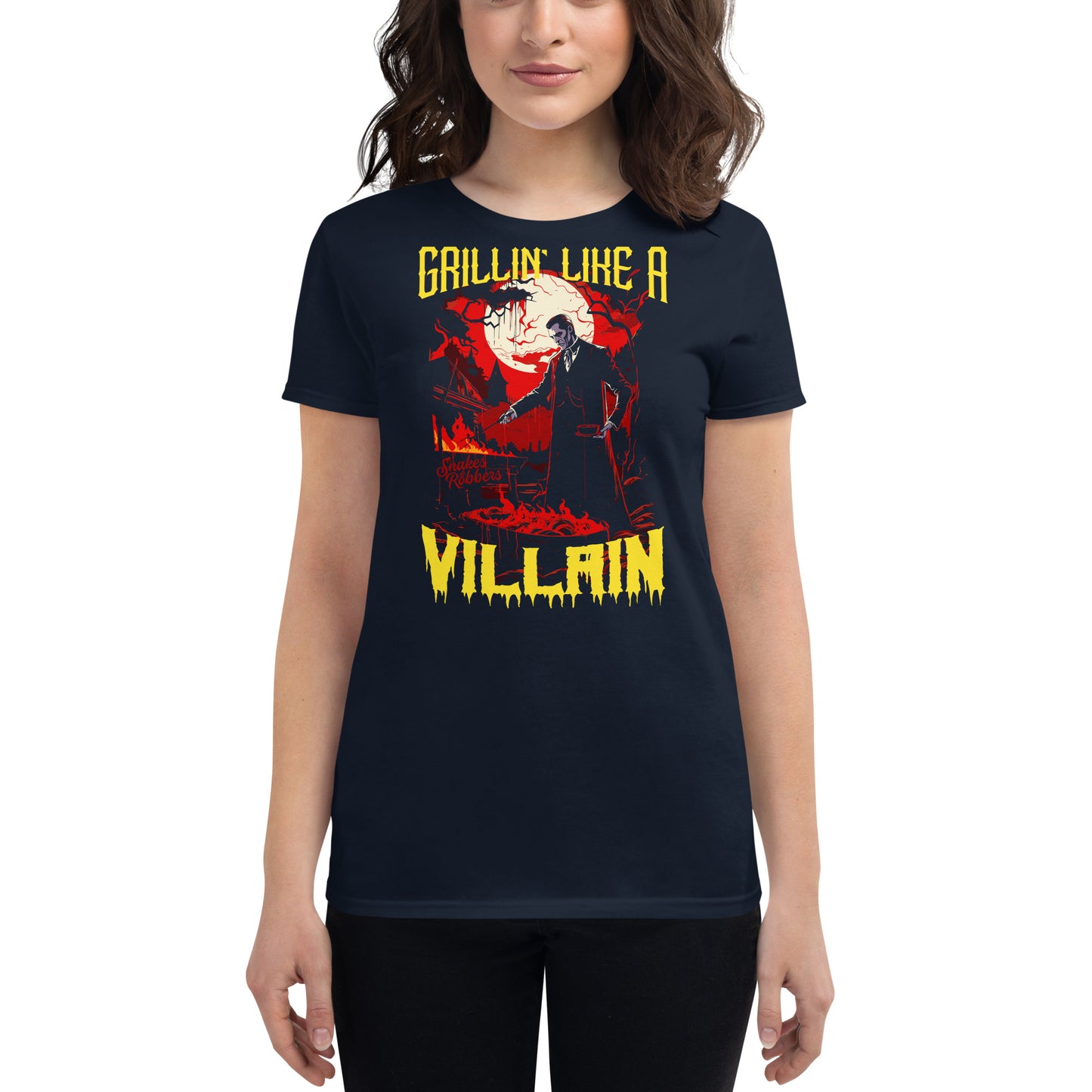 Grillin' like a Villain Dracula Women's Fashion Fit T-shirt