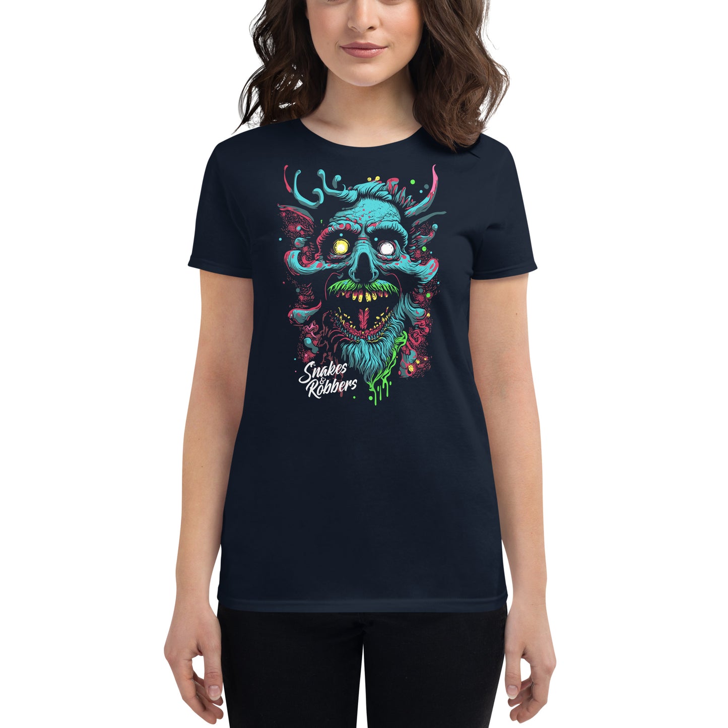 Psychedelic Pirate Women's Fashion Fit T-shirt