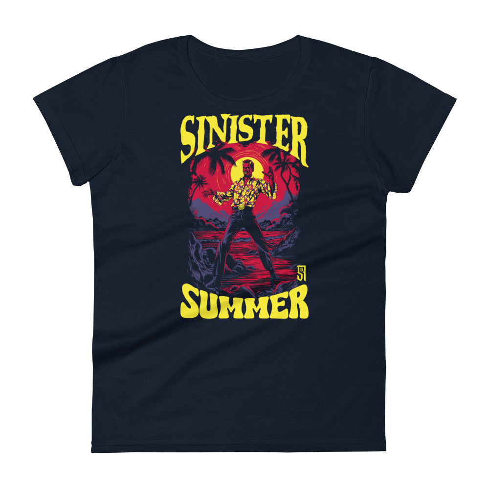 Sinister Summer Devil Women's Fashion Fit T-shirt