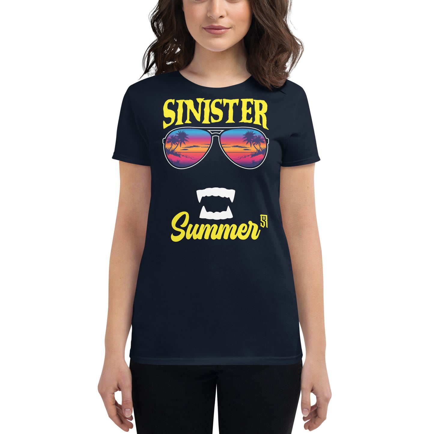 Sinister Summer Vampire Women's Fashion Fit T-shirt