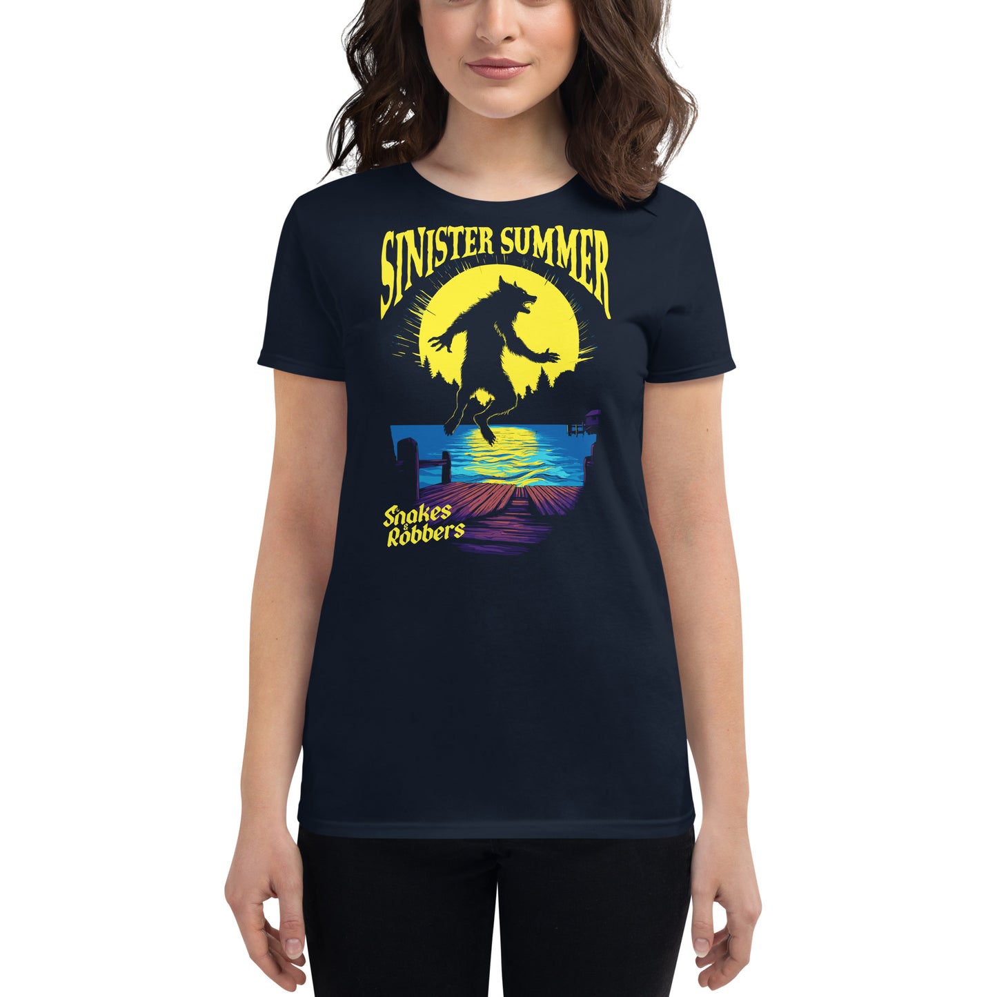 Sinister Summer Werewolf Women's Fashion Fit T-shirt