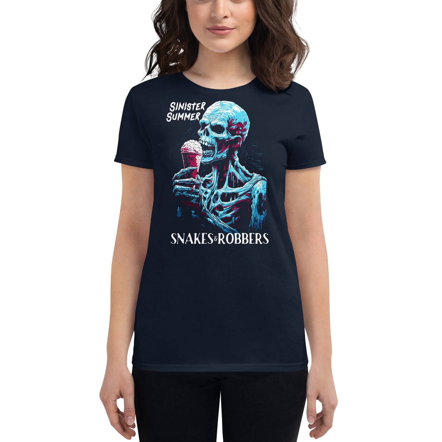 Sinister Summer Zombie Women's Fashion Fit T-shirt