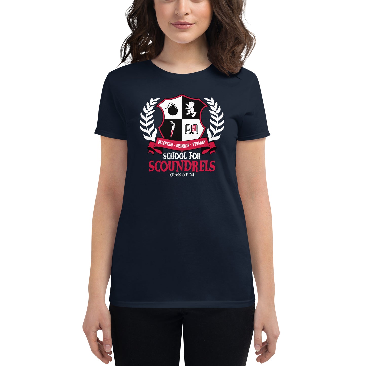 School for Scoundrels Women's Fashion Fit T-shirt