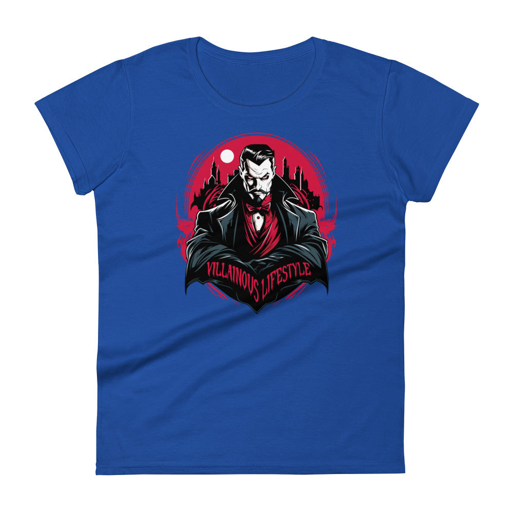 Villainous Lifestyle Dracula Women's Fashion Fit T-shirt