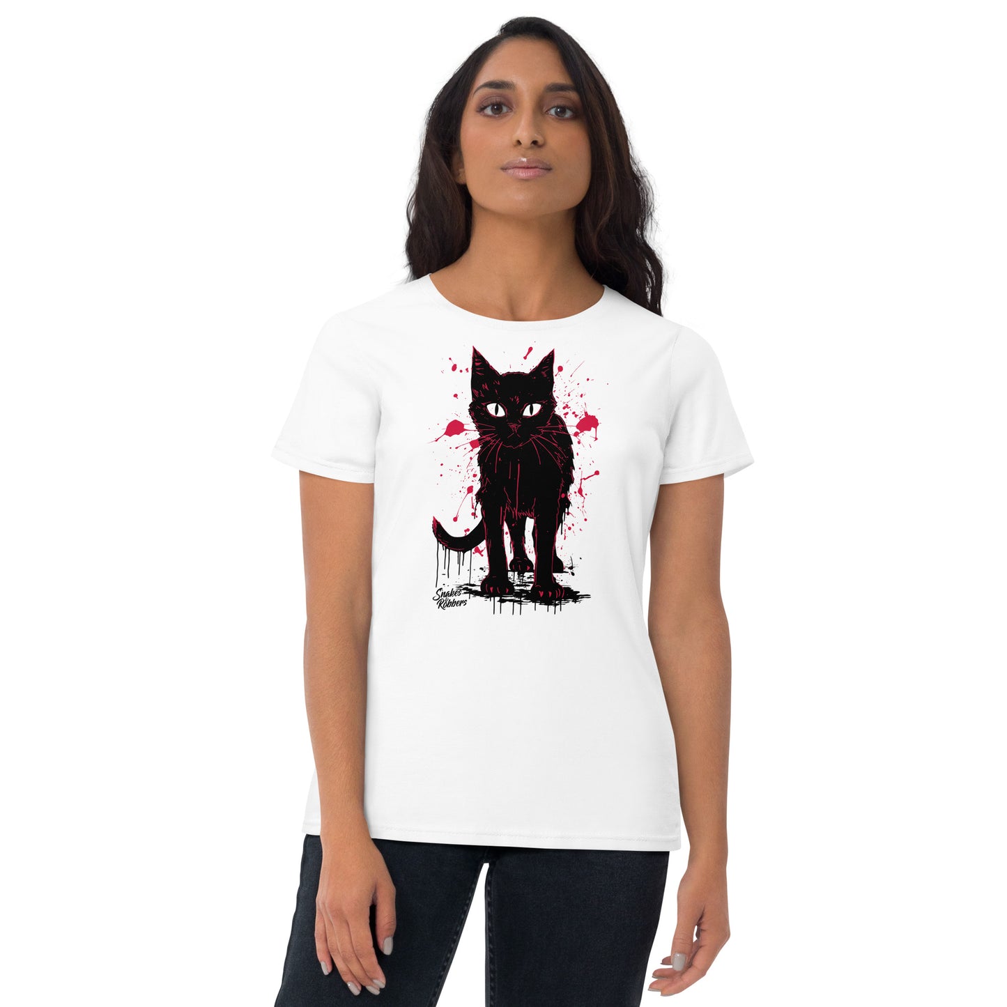 Cursed Cat Women's Fashion Fit T-shirt