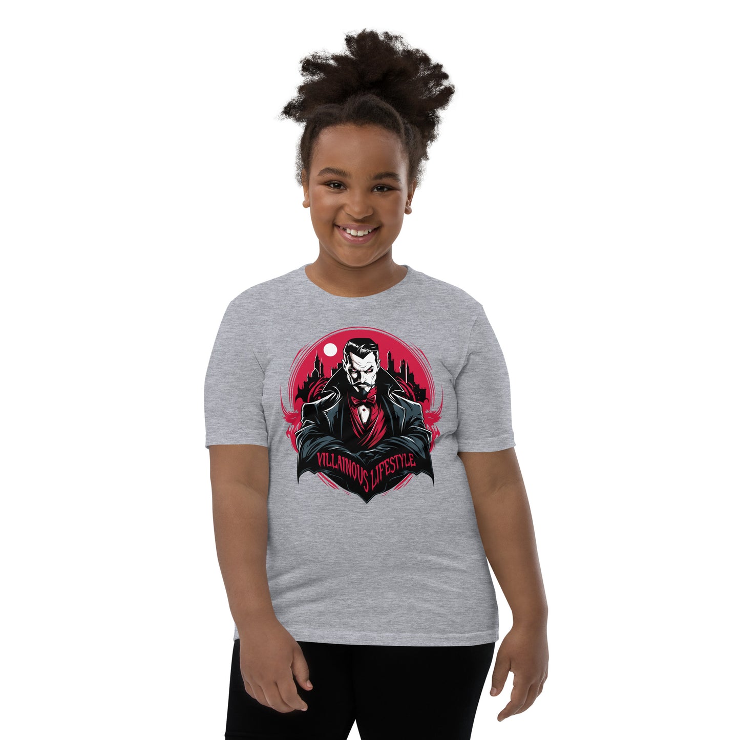 Villainous Lifestyle Dracula Youth Short Sleeve T-Shirt