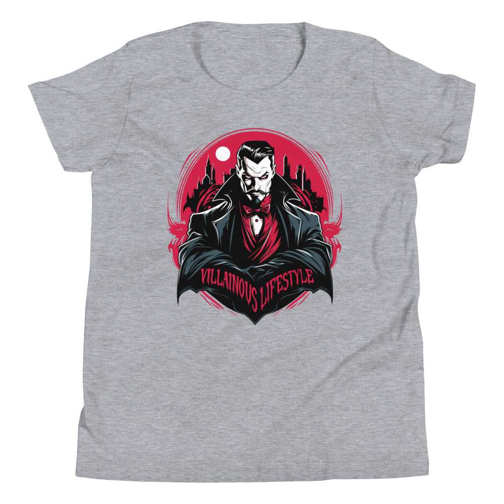 Villainous Lifestyle Dracula Youth Short Sleeve T-Shirt