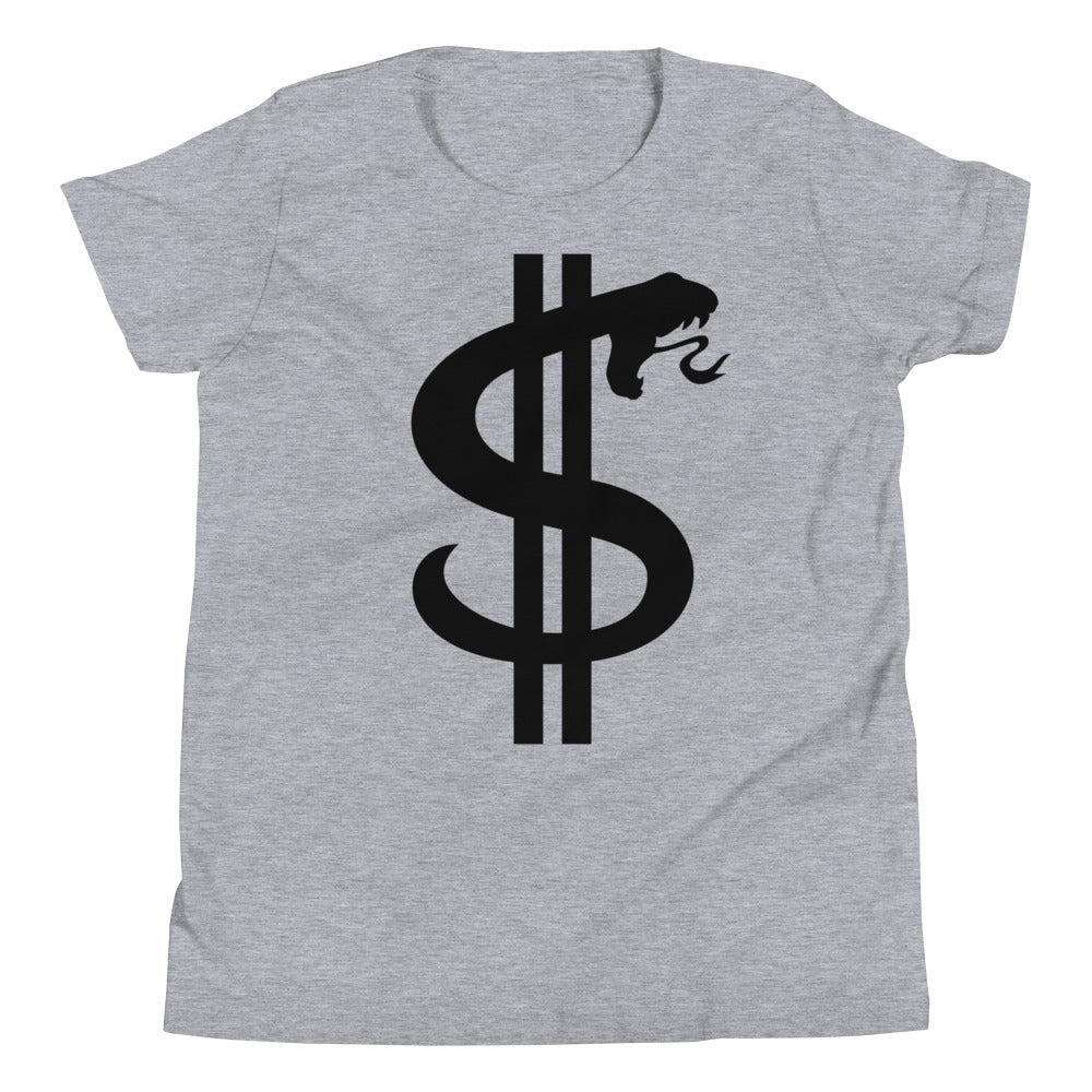 Snakes & Robbers Dollar Youth Short Sleeve T-Shirt