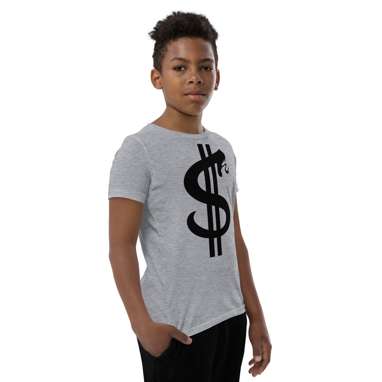 Snakes & Robbers Dollar Youth Short Sleeve T-Shirt