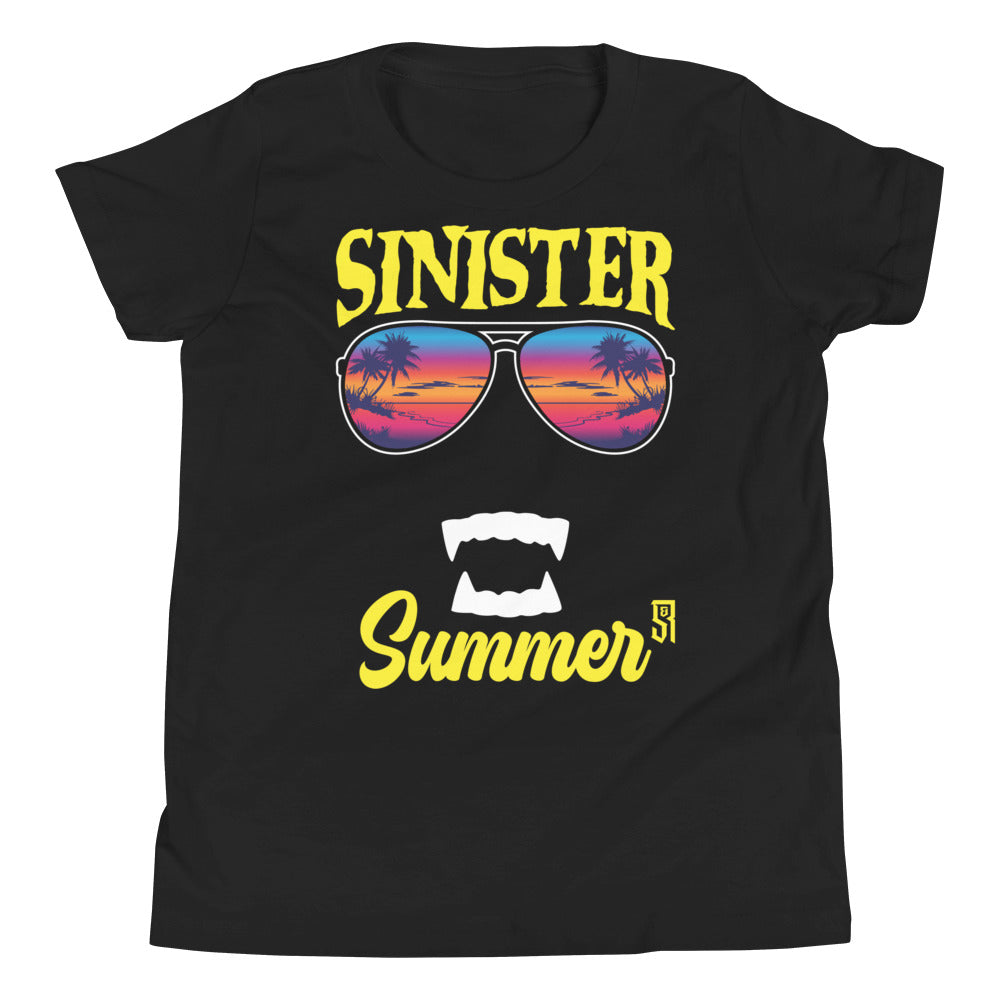 Sinister Summer Vampire Youth Short Sleeve T-Shirt