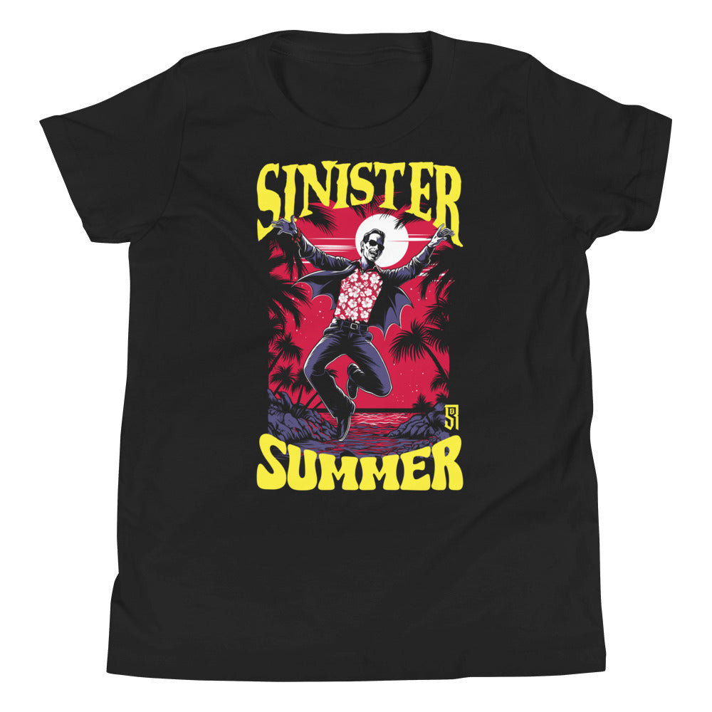 Sinister Summer Dracula Youth Short Sleeve T-Shirt