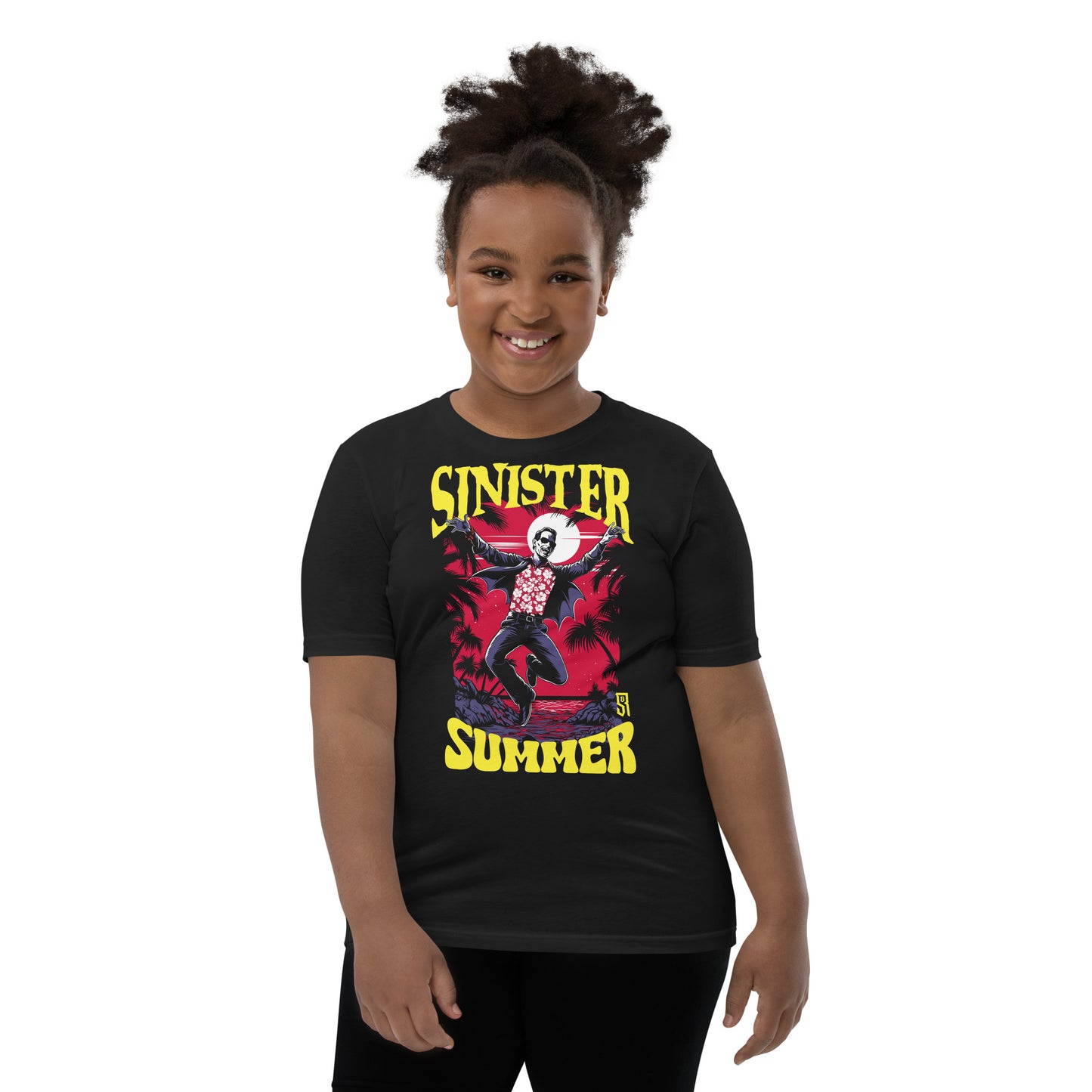 Sinister Summer Dracula Youth Short Sleeve T-Shirt