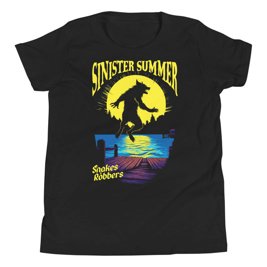 Sinister Summer Werewolf Youth Short Sleeve T-Shirt