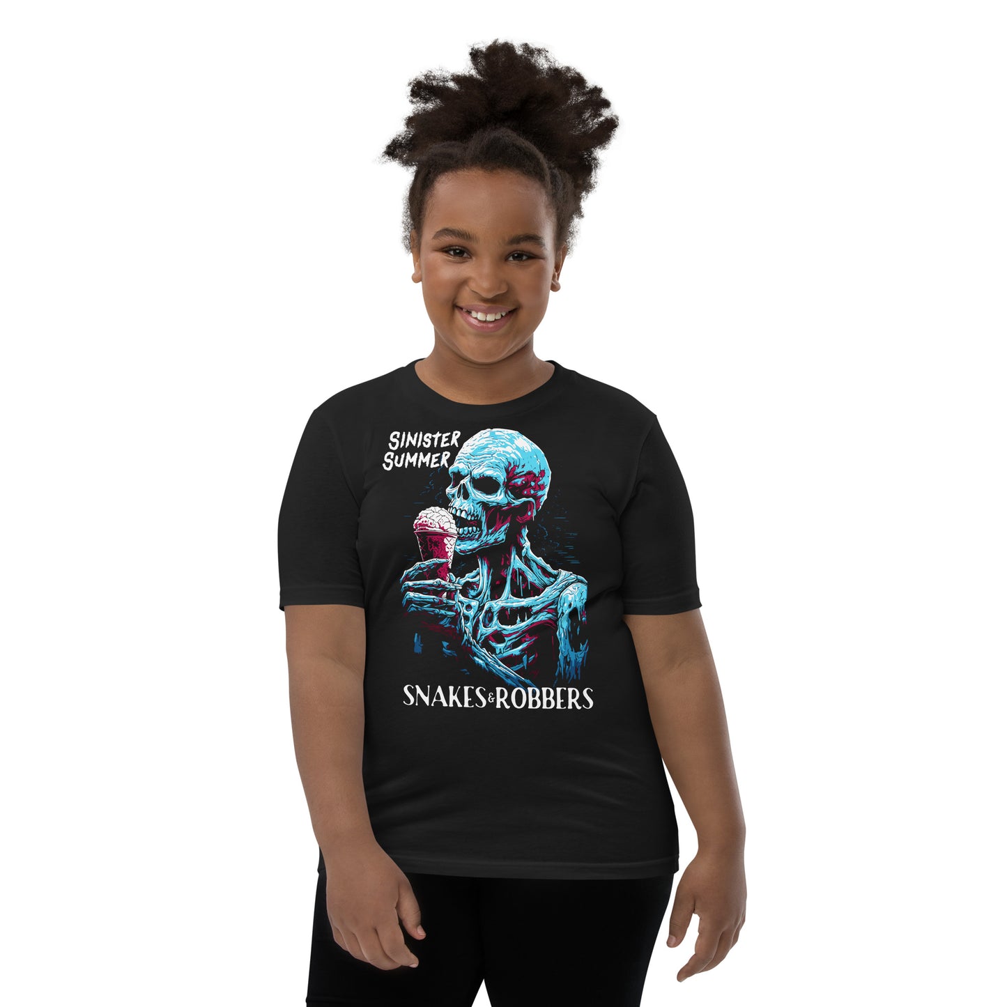 Sinister Summer Zombie Youth Short Sleeve T-Shirt