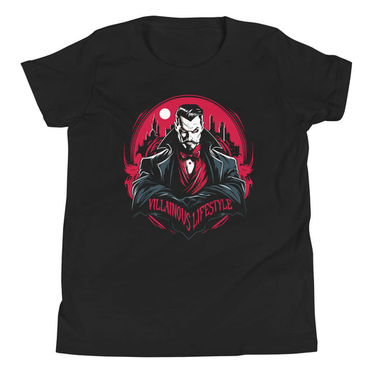 Villainous Lifestyle Dracula Youth Short Sleeve T-Shirt