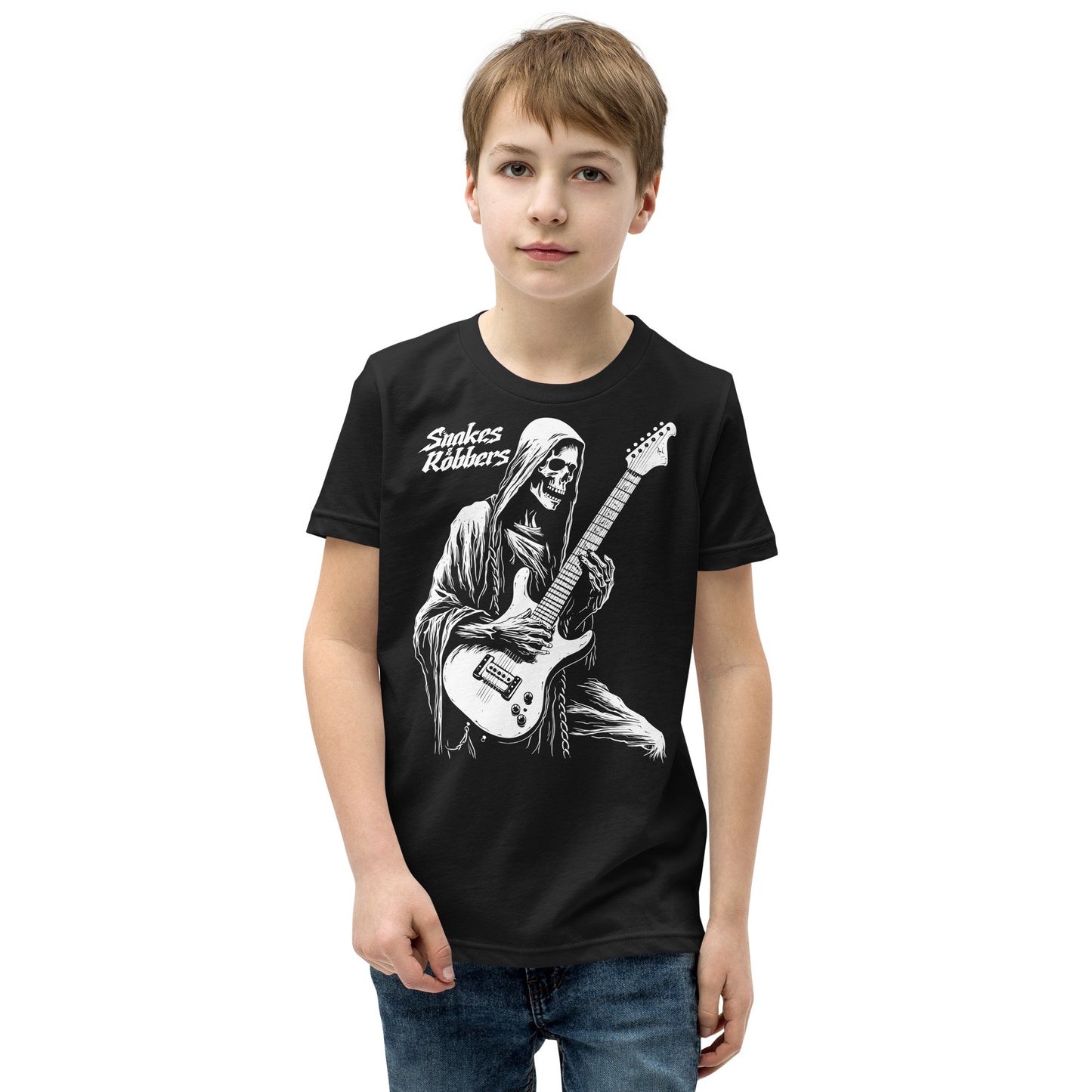 Rock Star Grim Reaper Youth Short Sleeve T-Shirt