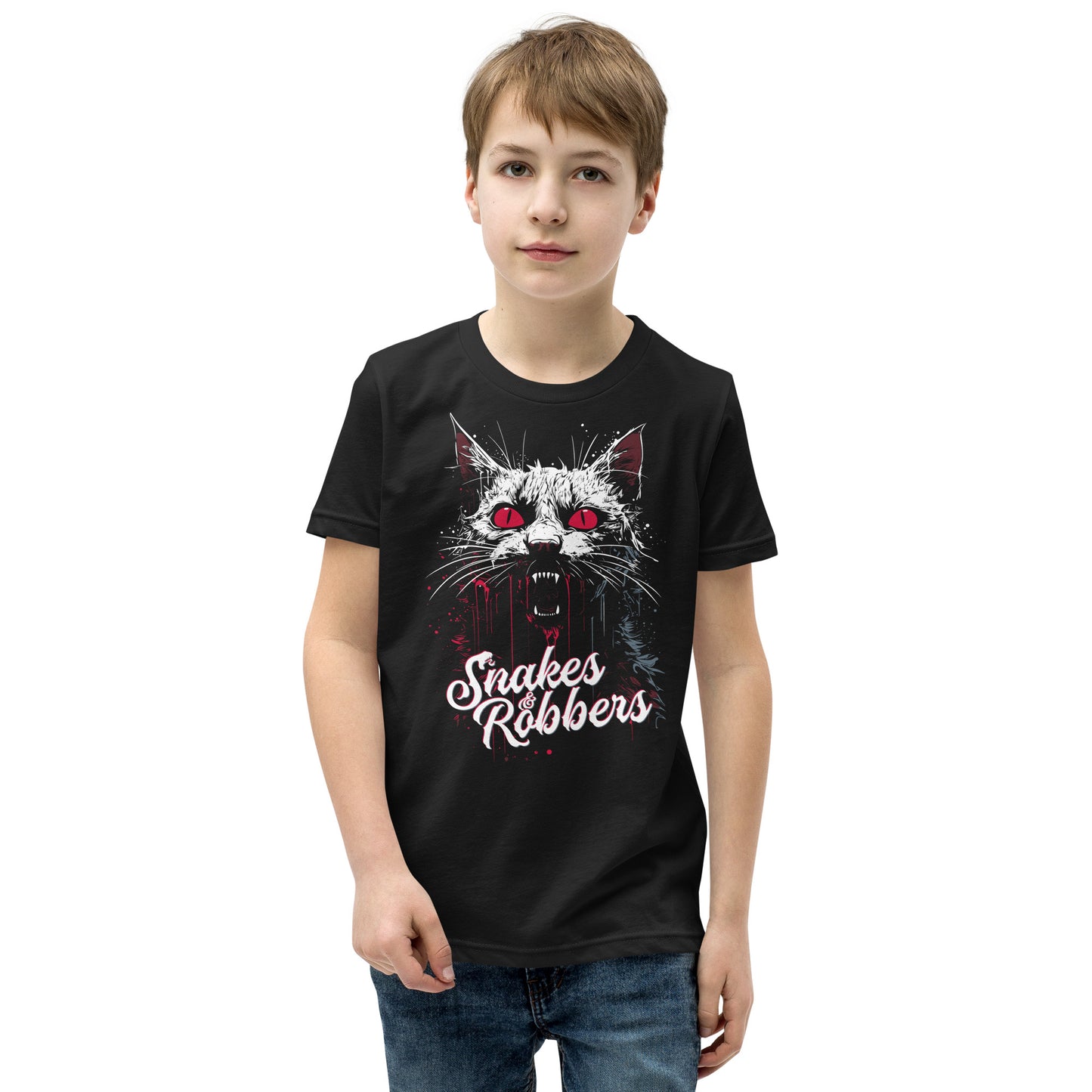 Scary Cat Youth Short Sleeve T-Shirt