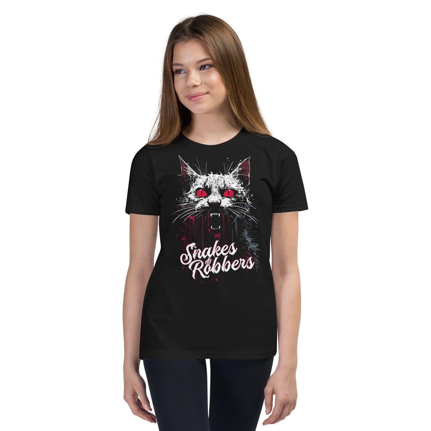 Scary Cat Youth Short Sleeve T-Shirt