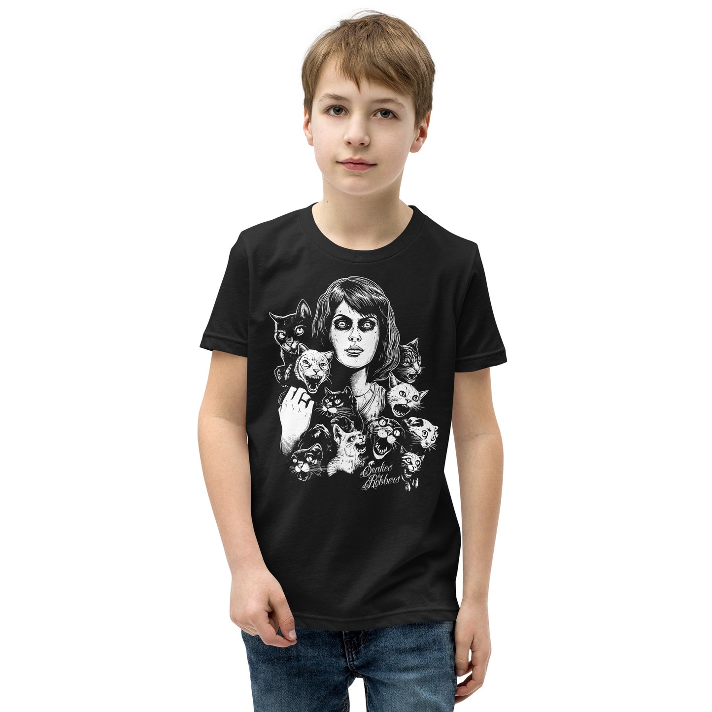 Crazy Cats Youth Short Sleeve T-Shirt